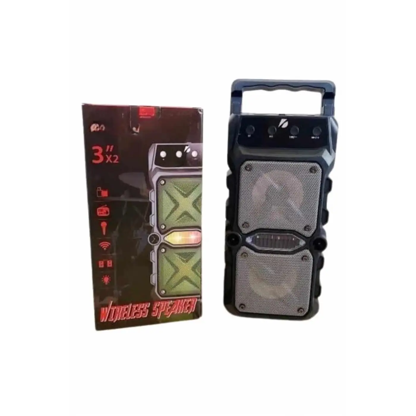 Ses Bombası Kablosuz Bluetooth Hoparlör Çift Çıkışlı Yüksek Ses Kaliteli Hoparlör