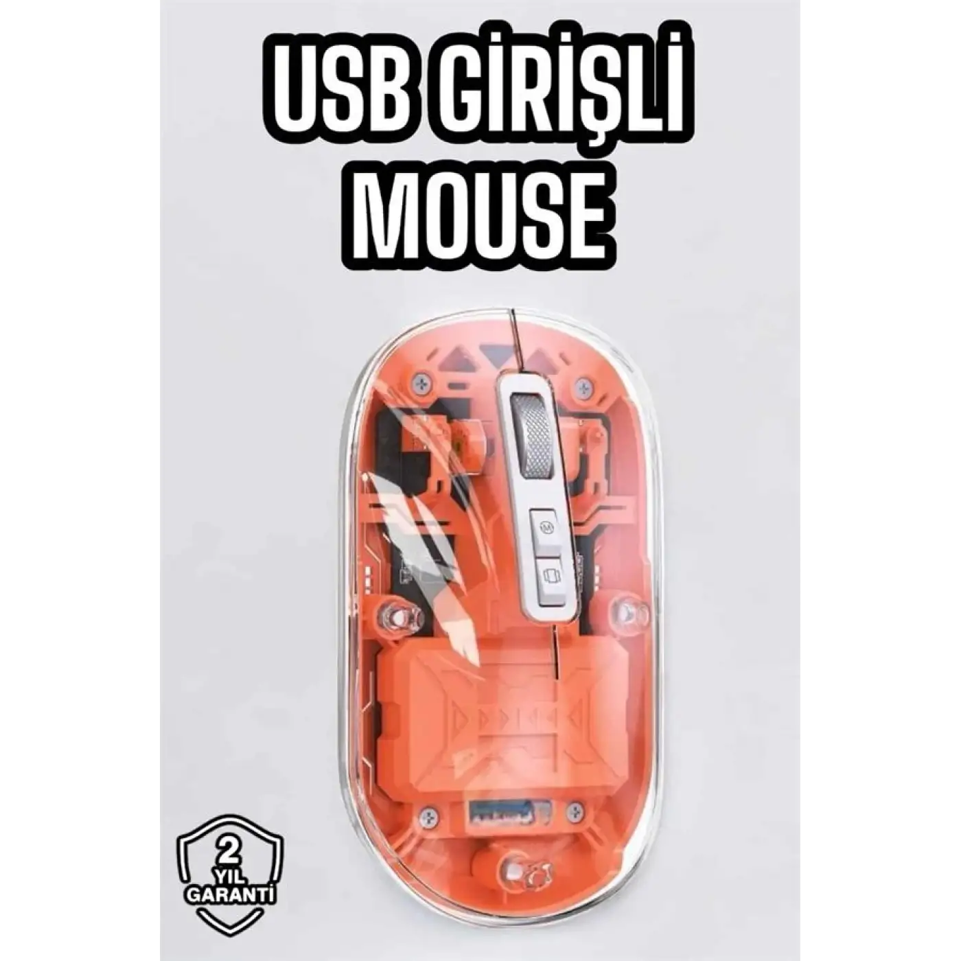 Sessiz Kablosuz USB Girişli Mouse Fare Yüksek Performanslı