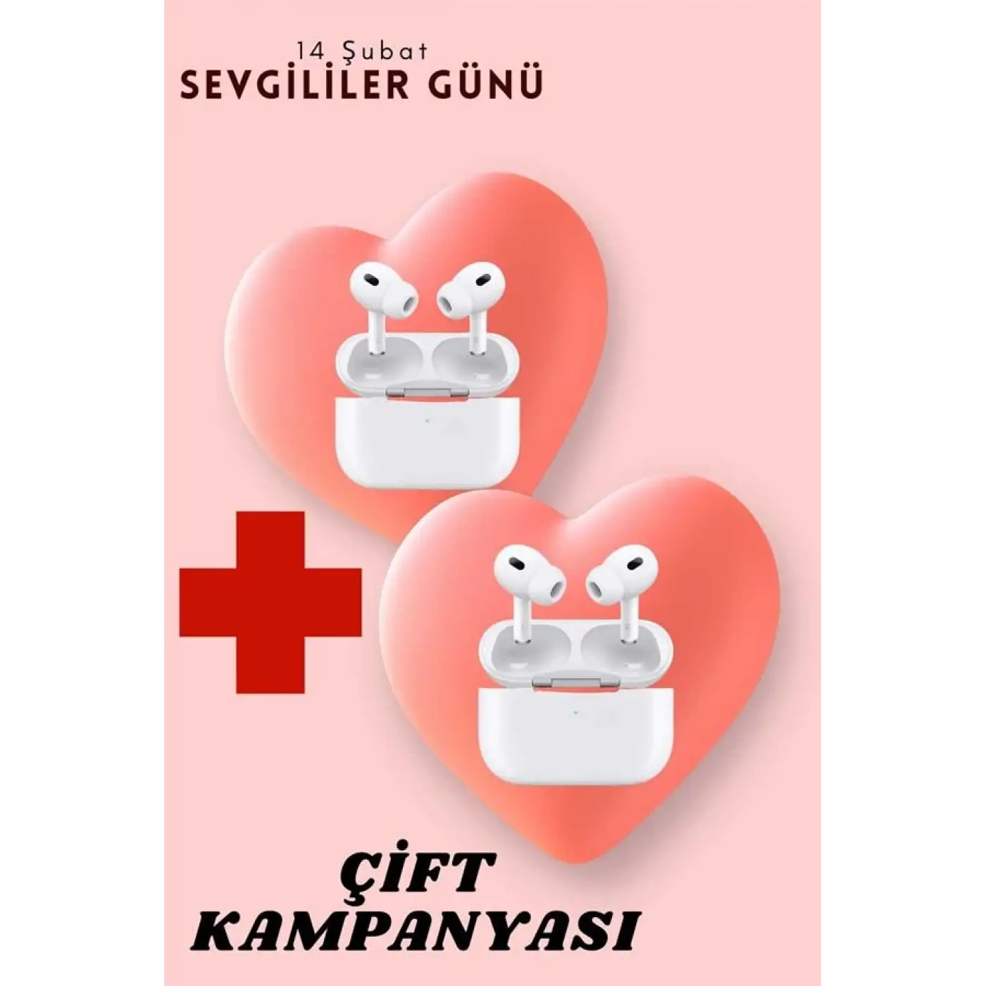 Sevgiliye Hediye Çift Kulaklığı Yeni Nesil Pro Kulaklık Sevgililer Gününe Özel Kampanya