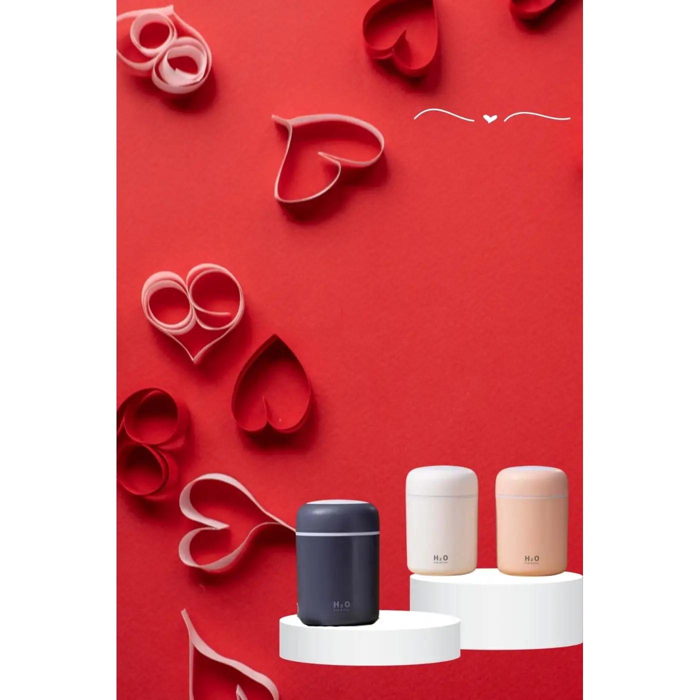 Sevgiliye Hediye Led Işıklı Hava Nemlendirici USB Şarjlı Sevgiliye Özel