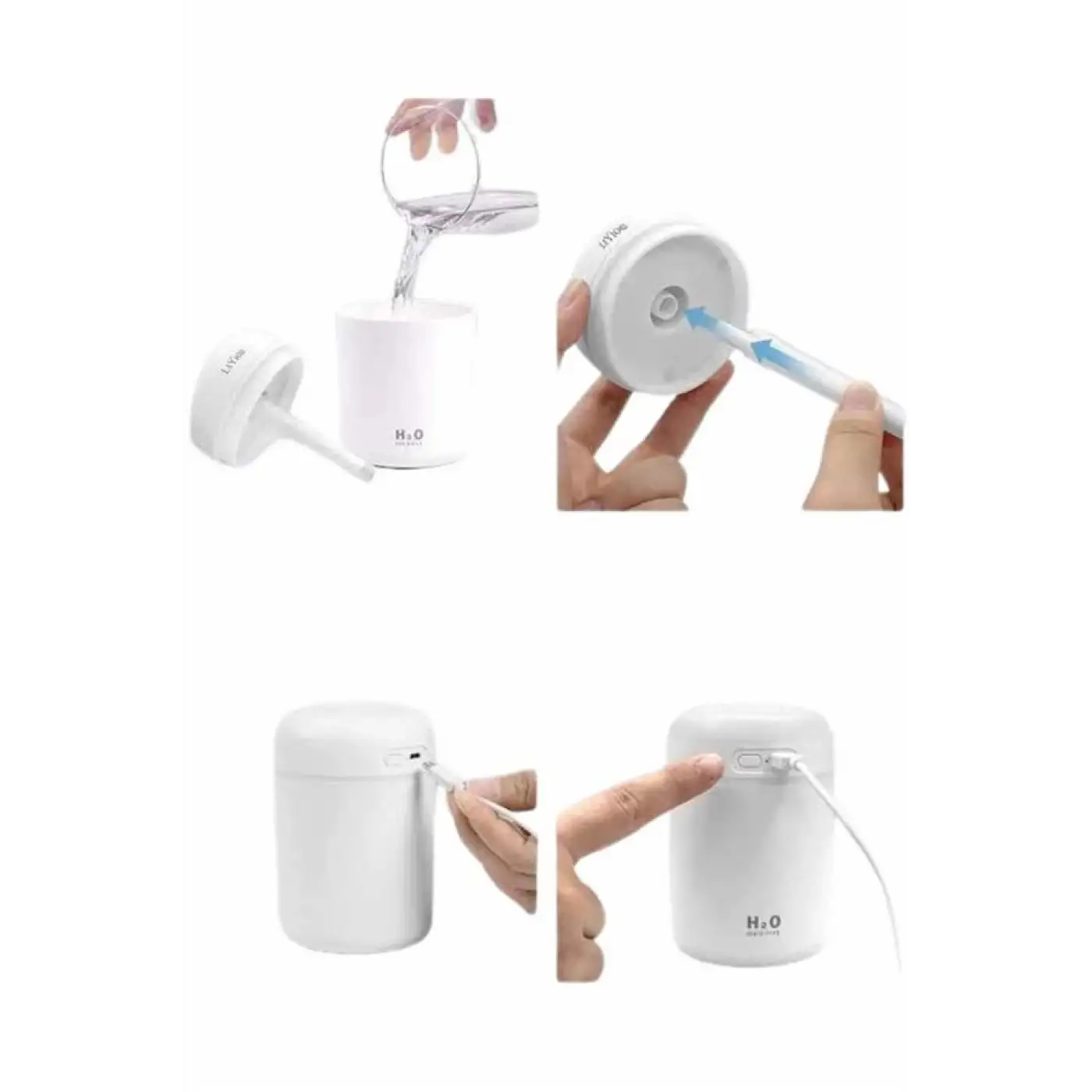 Sevgiliye Hediye Led Işıklı Hava Nemlendirici USB Şarjlı Sevgiliye Özel