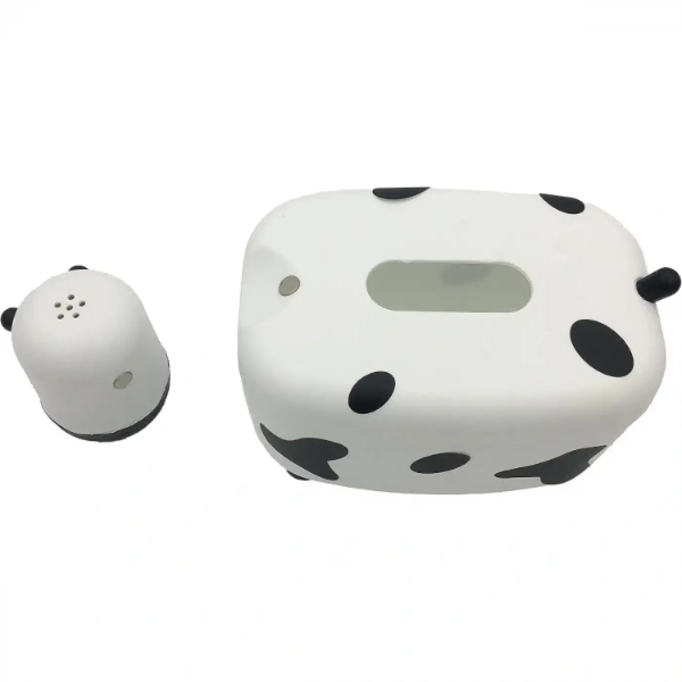 Sevimli İnek Tasarımlı Mıknatıslı Tuzluk ve Peçetelik