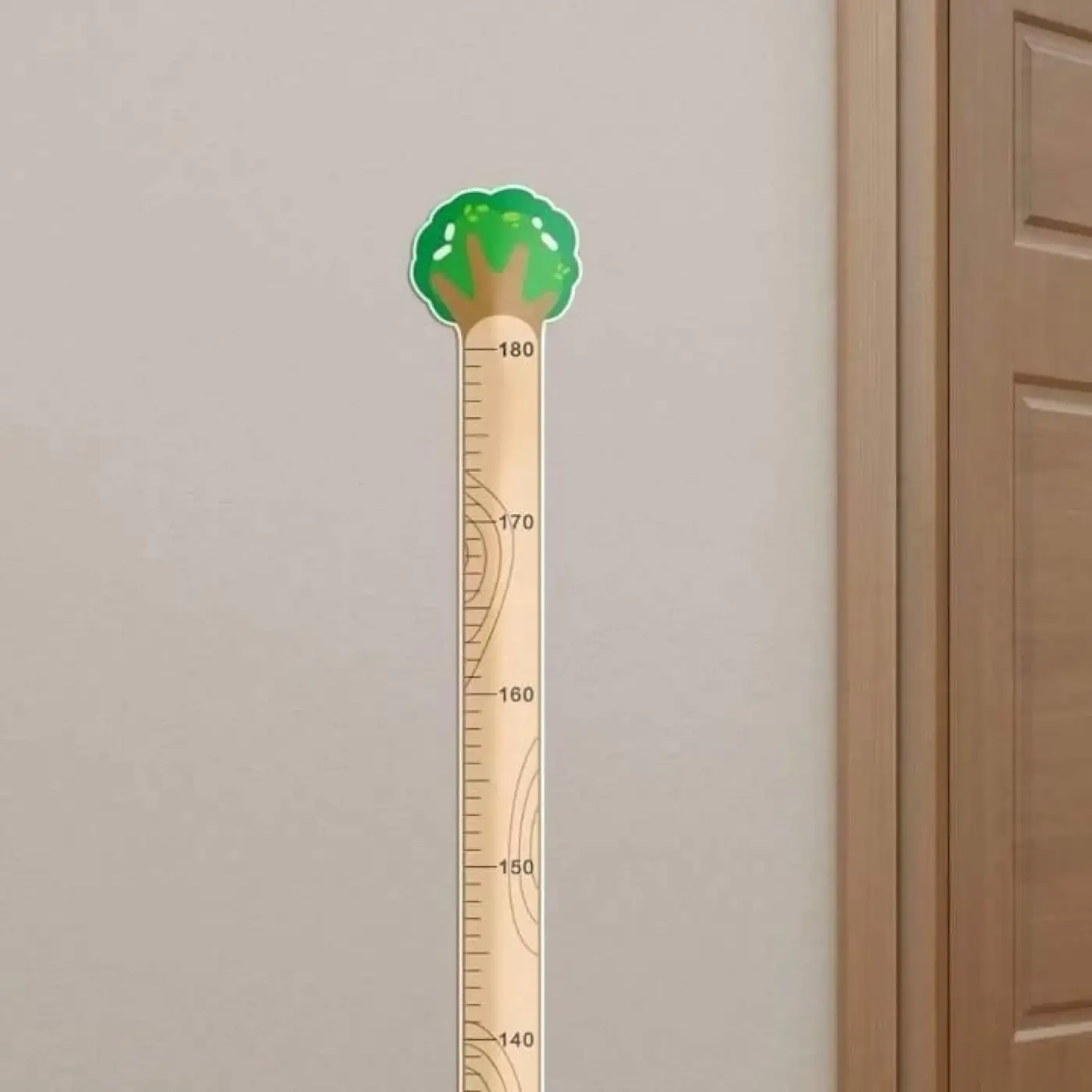 Sevimli Sarı Zürafa   Yeşil Dinazor   Deniz Kızı   Roket  Ağaç Boy Ölçüsü Sticker