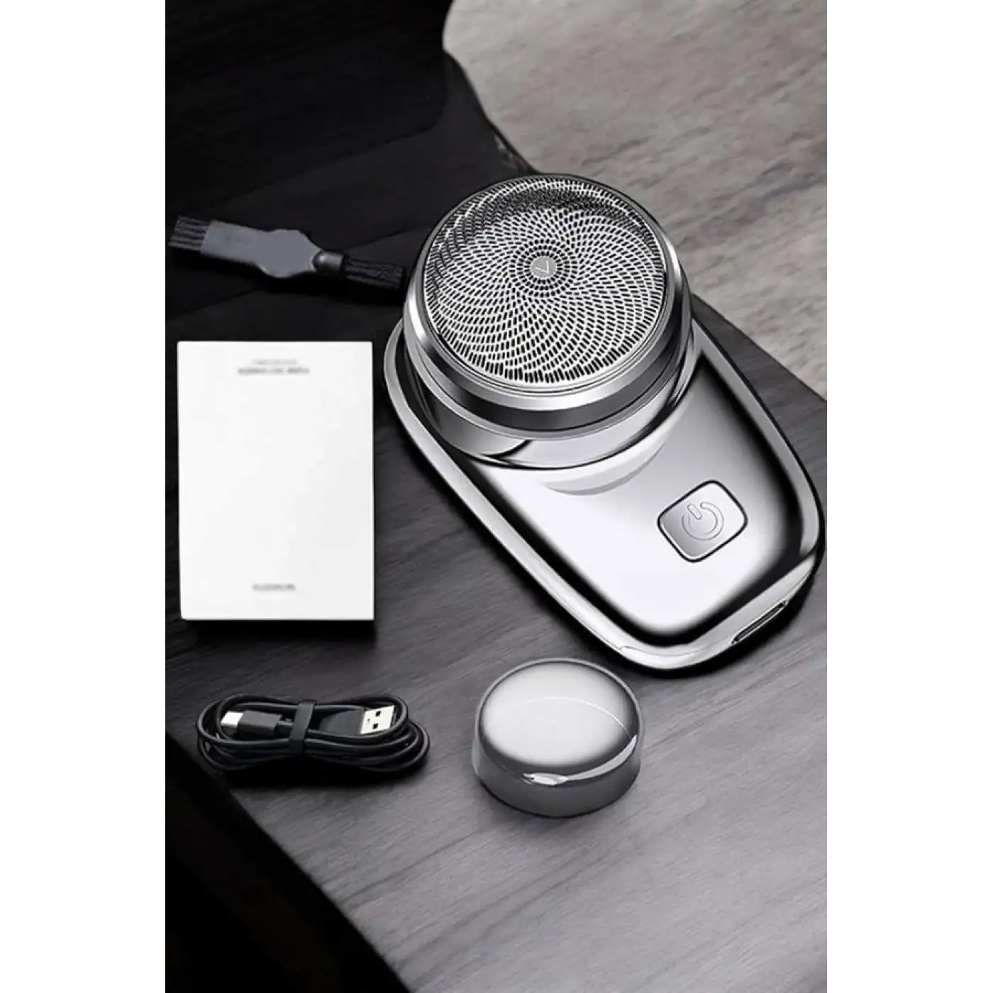 Seyahat Tipi Tıraş Makinesi Taşınabilir Kablosuz Mini Paslanmaz Çelik