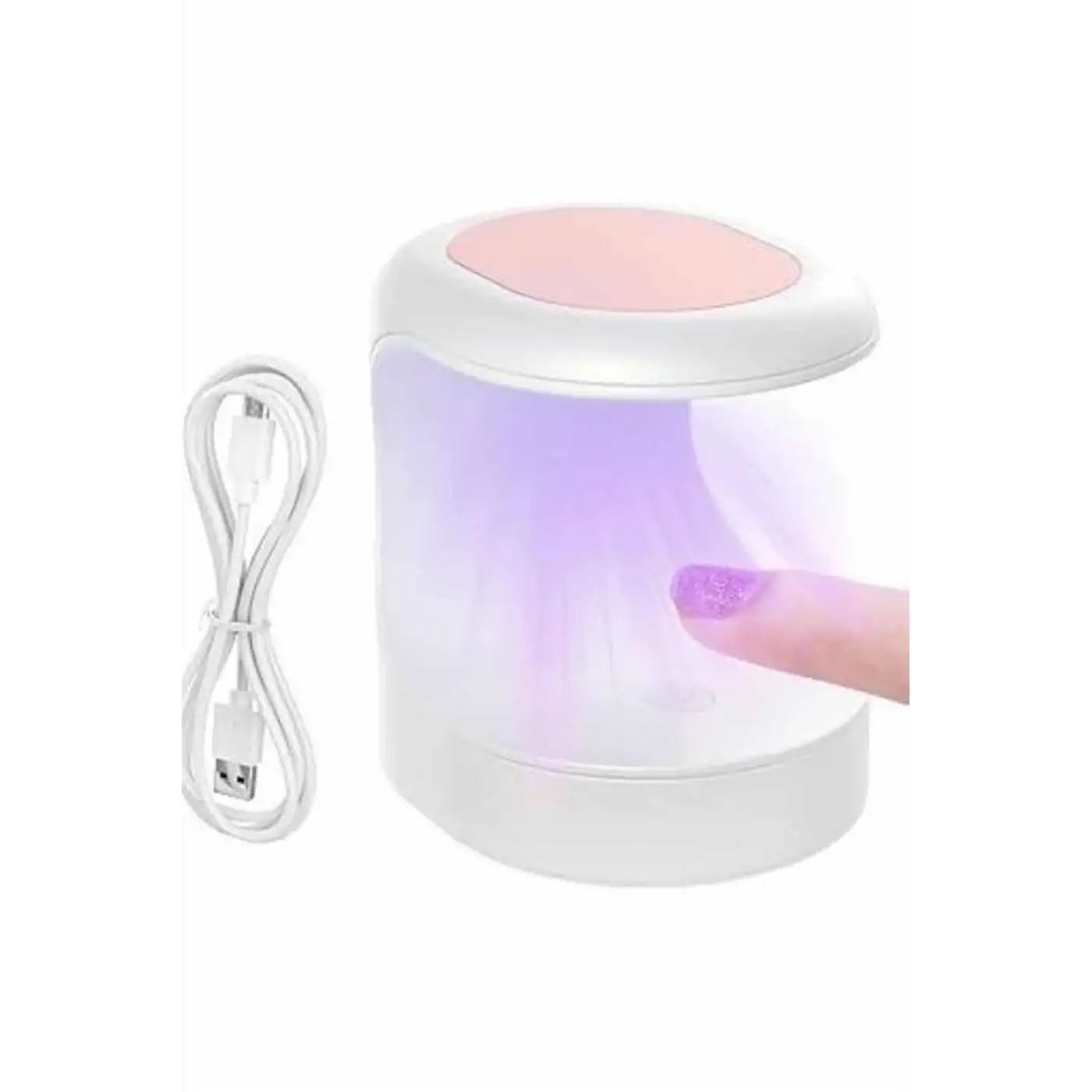 Seyehat Tipi Mini Oje Kurutucu Ultraviole Mor Işık Protez Tırnak Kurutucu