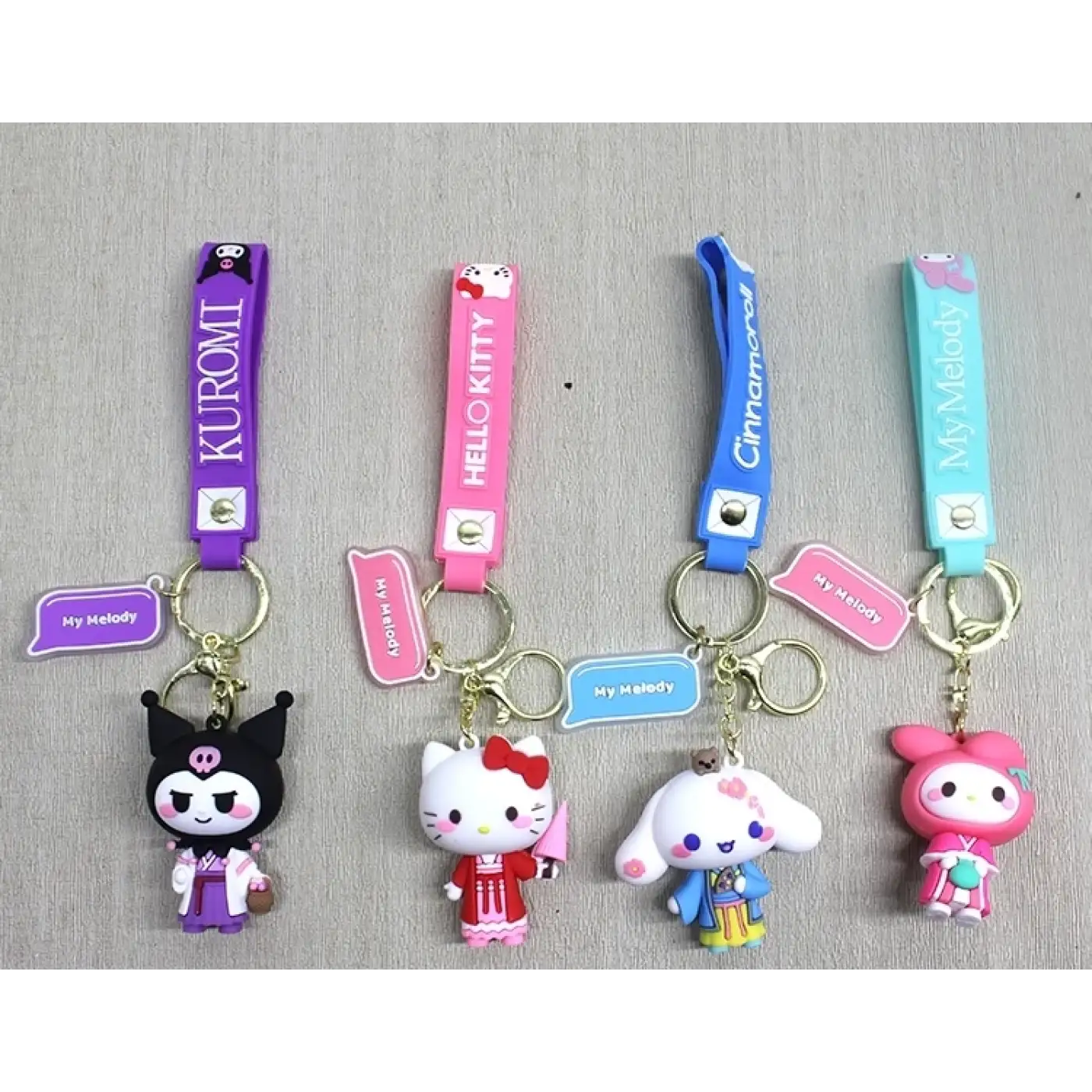 Silikon Kuromi Ve Hello Kitty Anahtarlık Alk4249