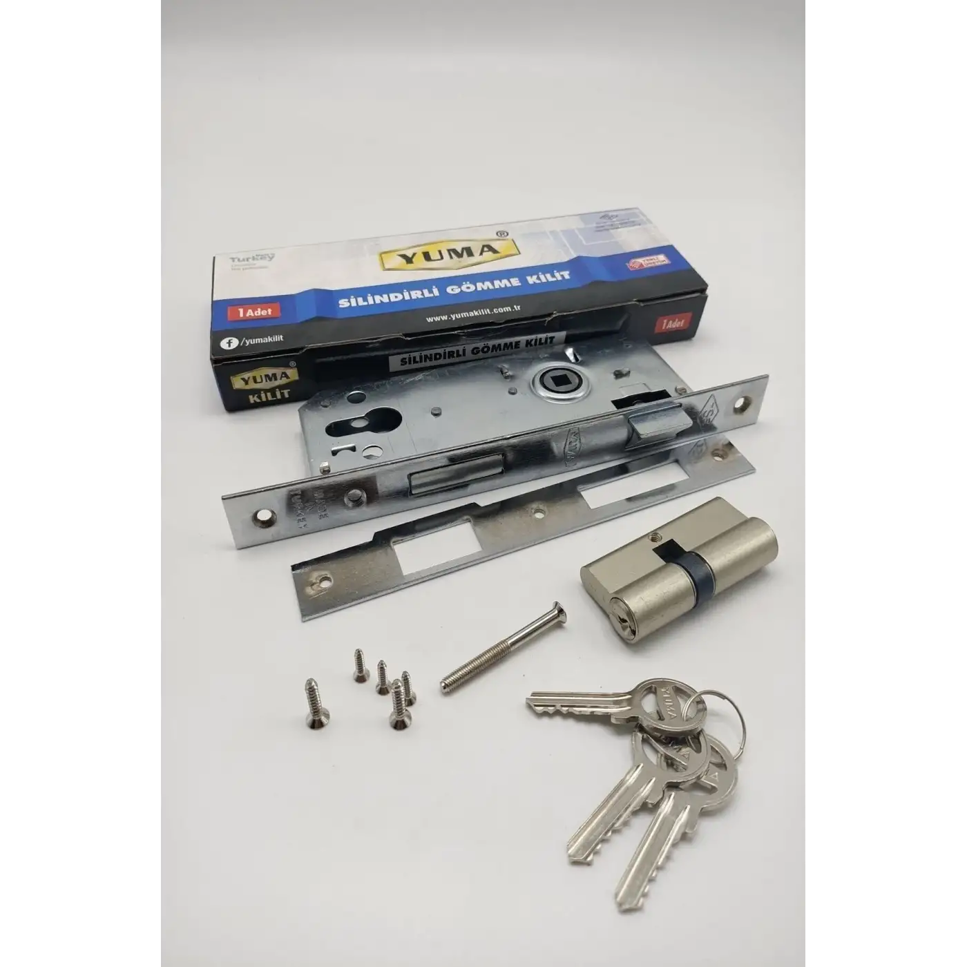 Kaliteli Ve Güvenliğiniz İçin Sağlam ve Dayanıklı Çözüm Silindirli Gömme Kilit Yuma