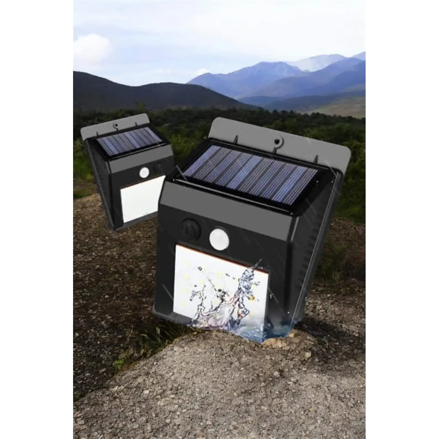 Solar Lamba Giriş, Bahçe Yol Avlu Hareket Sensörlü Led Parlak Gece Su Geçirmez