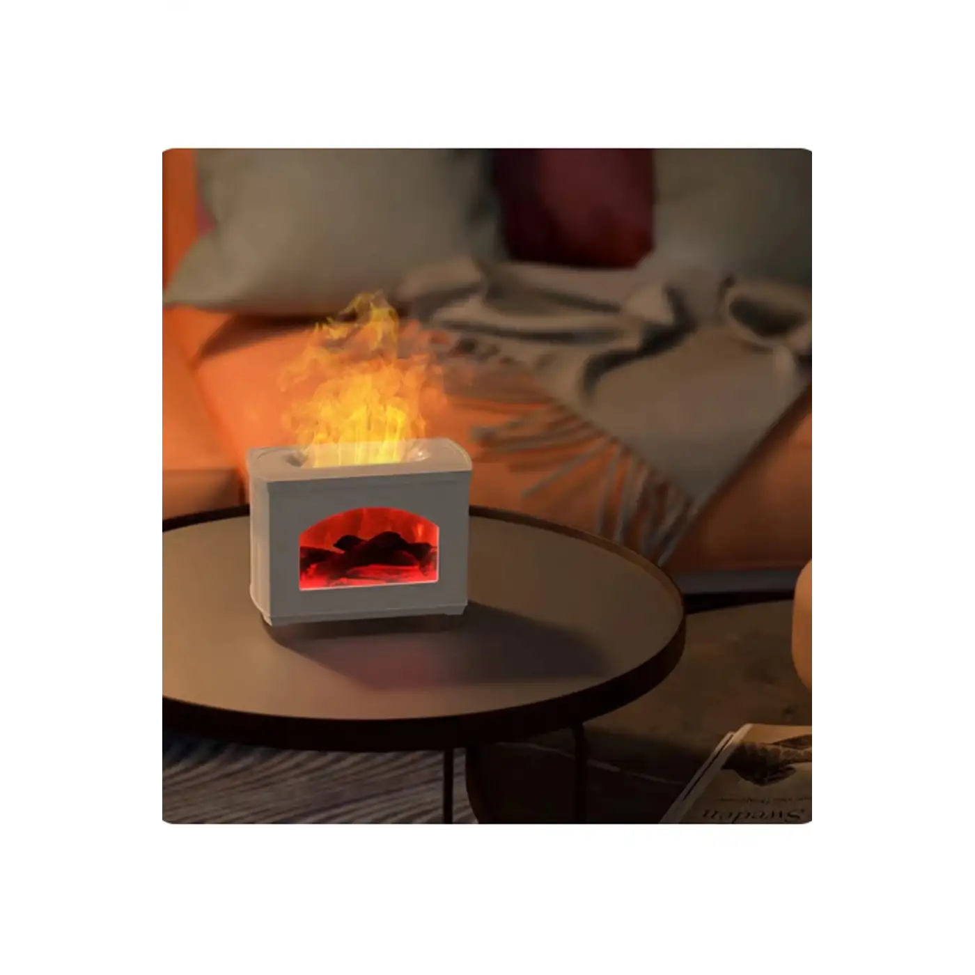 Şömine Hava Nemlendirici Aromatik Oda Kokusu 270 Ml Difüzörü Buhar Makinası