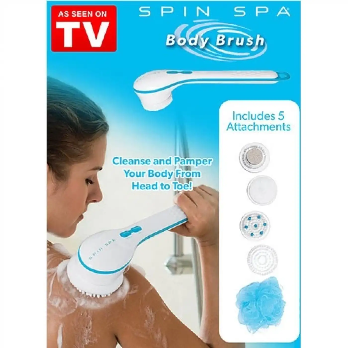 Spin Spa Duş ve Vücut Masaj Seti