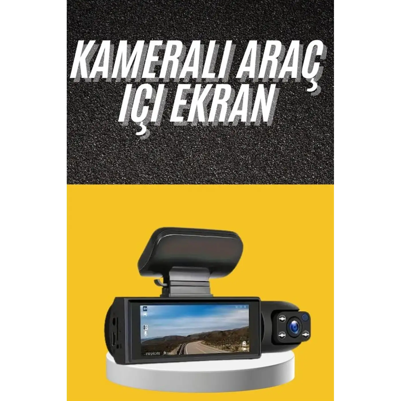 Sürüş Kamerası Video Kaydedici Hareket Algılama Gece Görüşlü