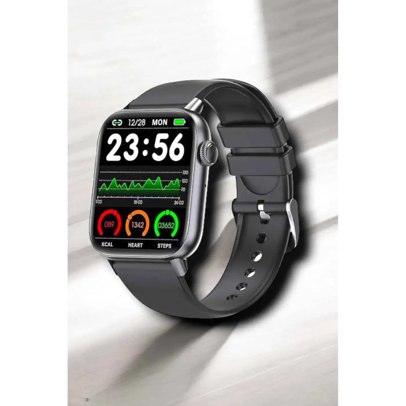 Suya Dayanıklı Bluetooth Akıllı Saat GPS, Adımsayar, Nabız & Sağlık Takibi