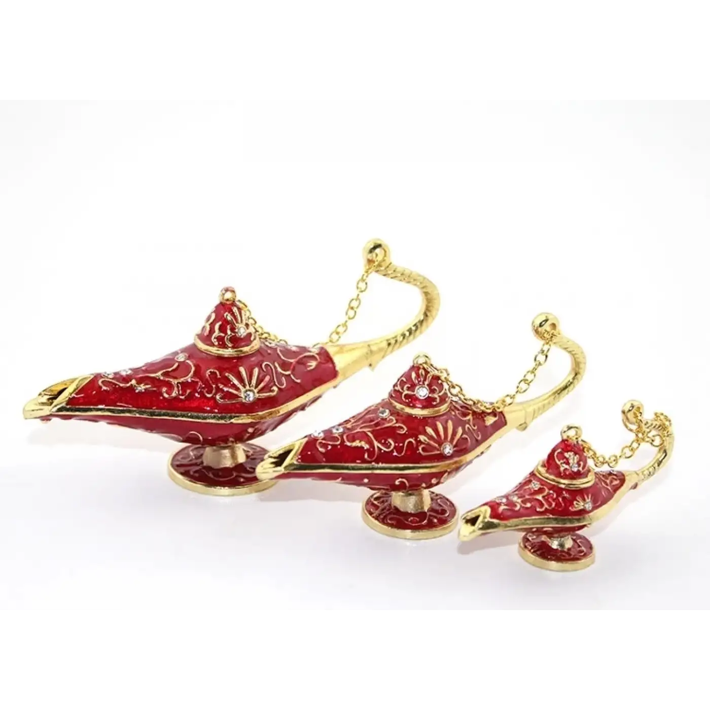 Swaroski Taşlı 3lü Alaaddin Lambası Alk1923