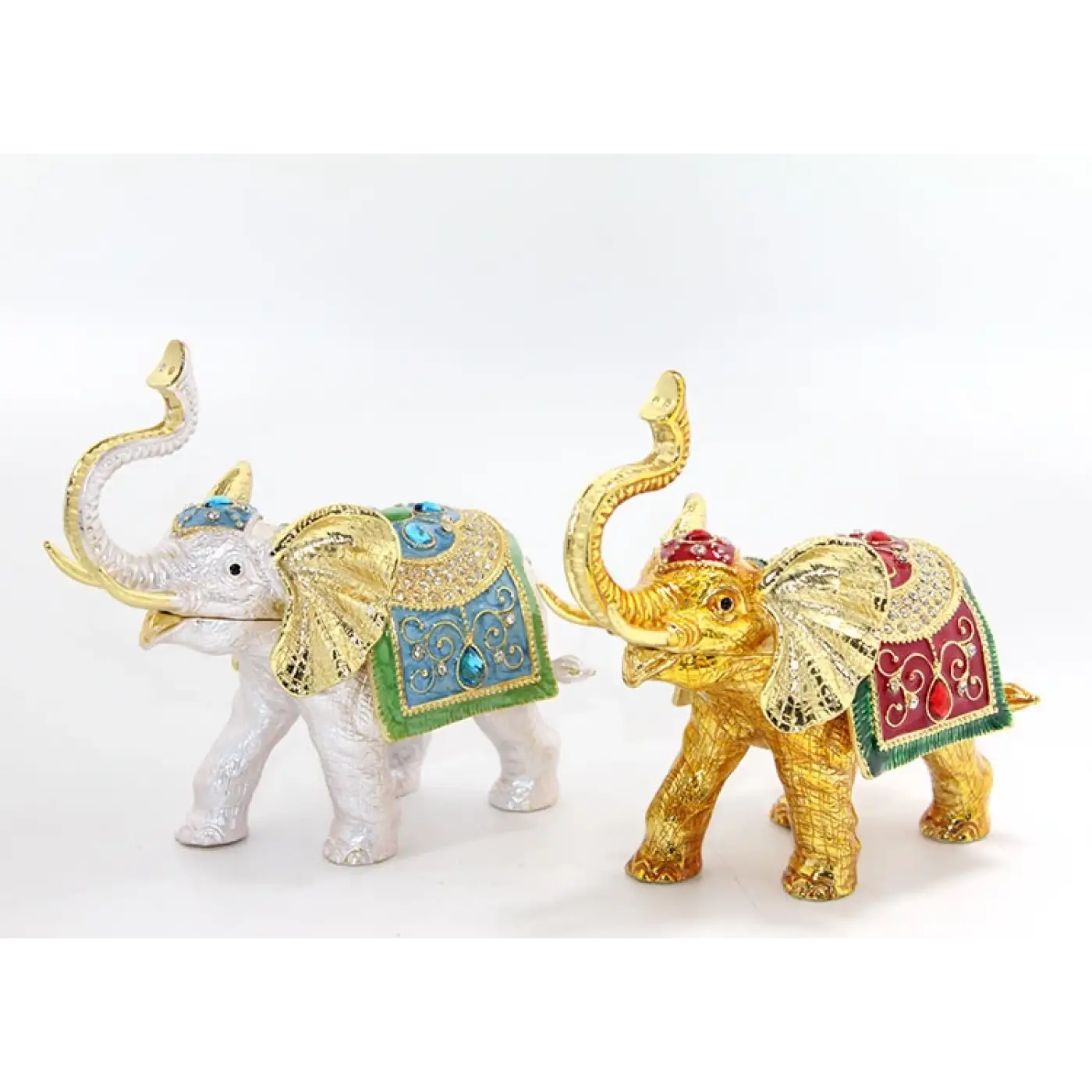 Taşlı Tekli Fil Figürü Model 5