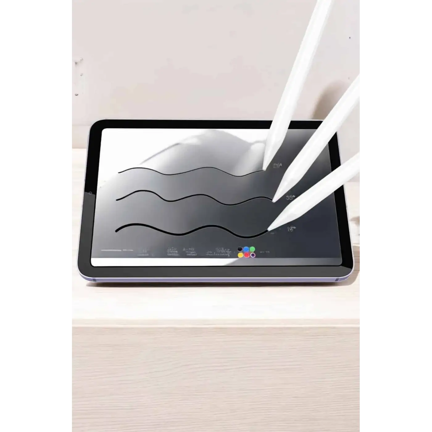 Tablet Kalemi iOS Android Windows Uyumlu Yedek Uçlu Universal Çizim Kalemi