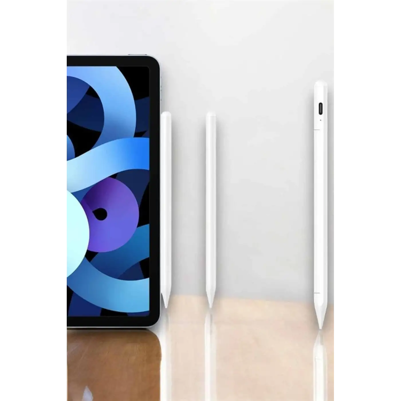 Tablet Kalemi iOS Android Windows Uyumlu Yedek Uçlu Universal Çizim Kalemi