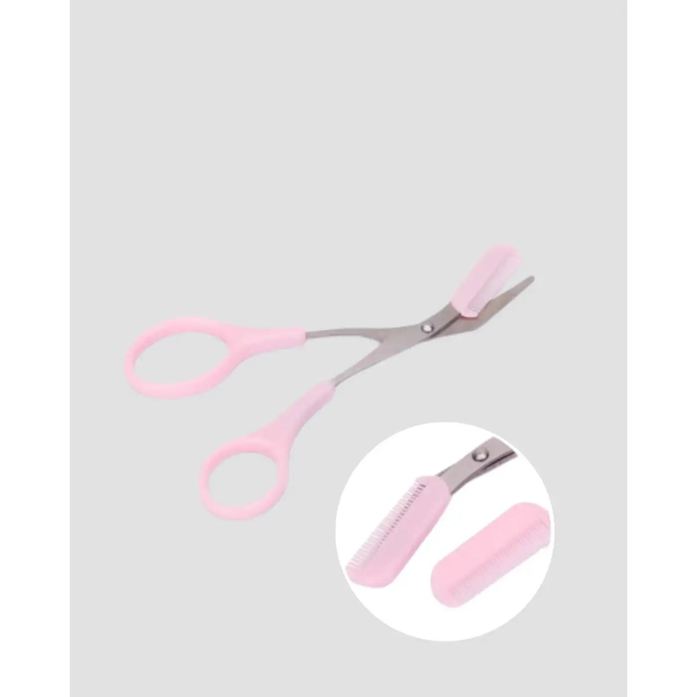 Tarak ve Fırça Başlıklı Kaş Şekillendirme Makası