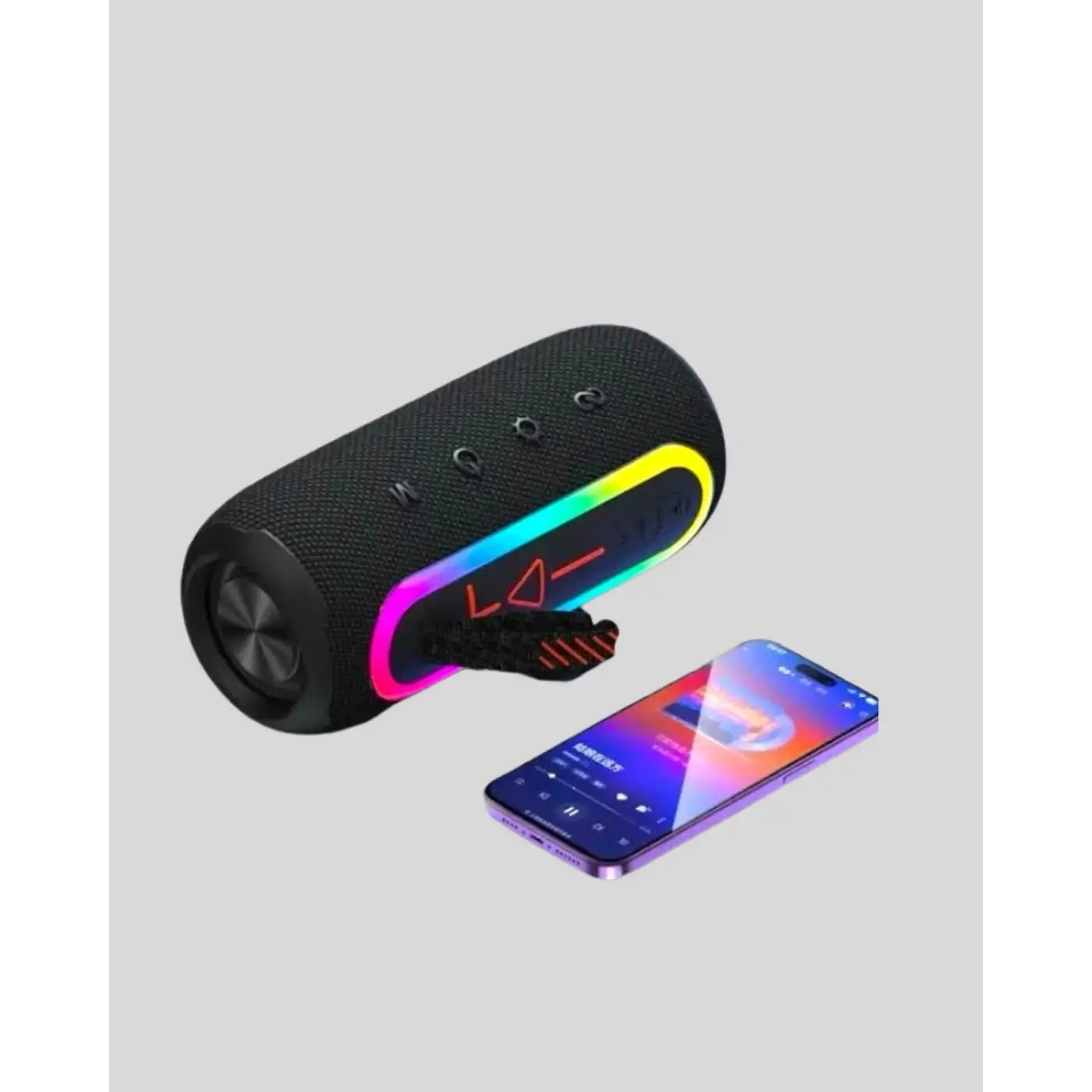 Taşınabilir Bluetooth Hoparlör Kırmızı IP67 Su Geçirmez