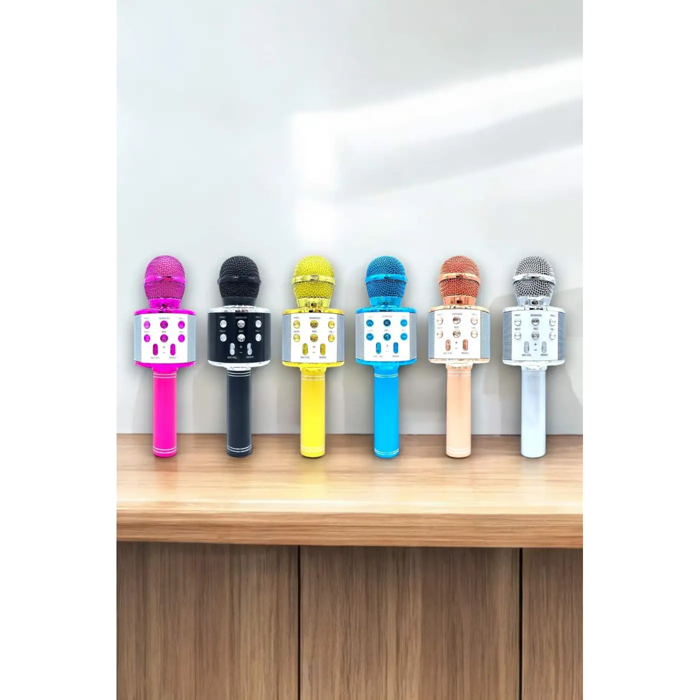 Taşınabilir Bluetooth Karaoke Mikrofon: Hafıza Kart Girişli, Etkileyici Performans