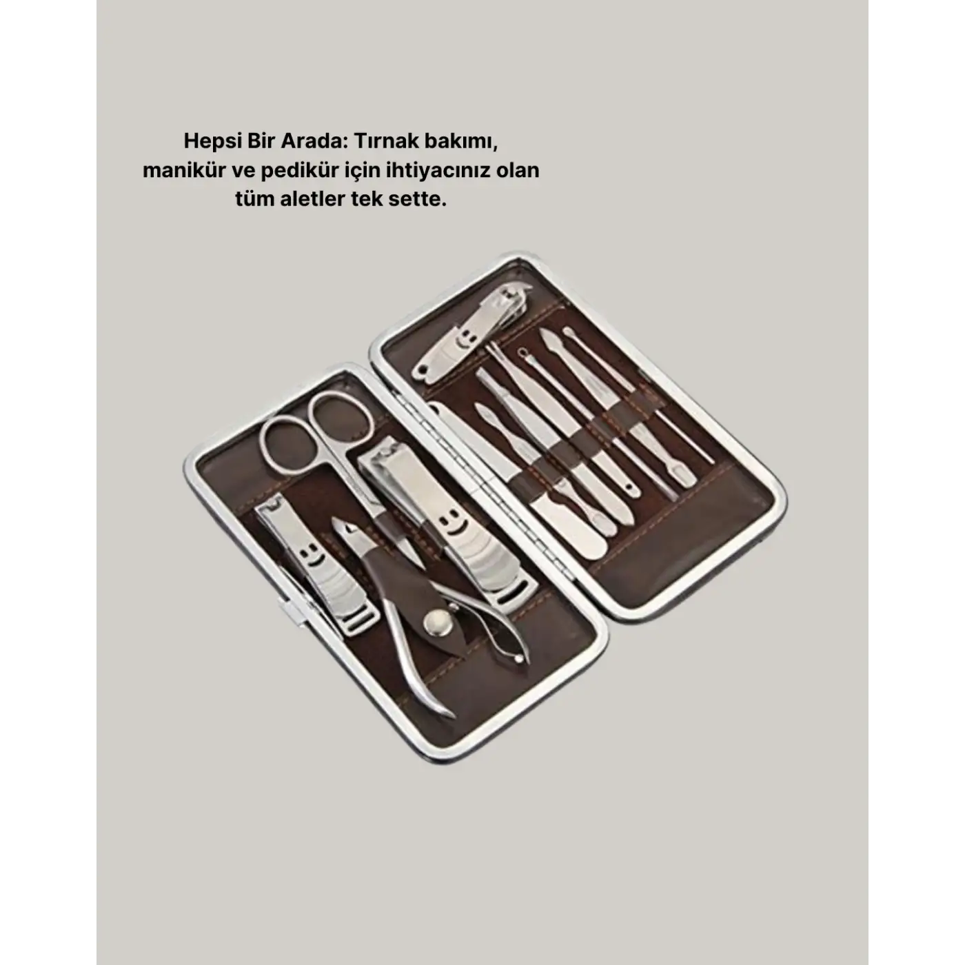 Taşınabilir Çok Fonksiyonlu Kişisel Bakım Seti El ve Ayak İçin