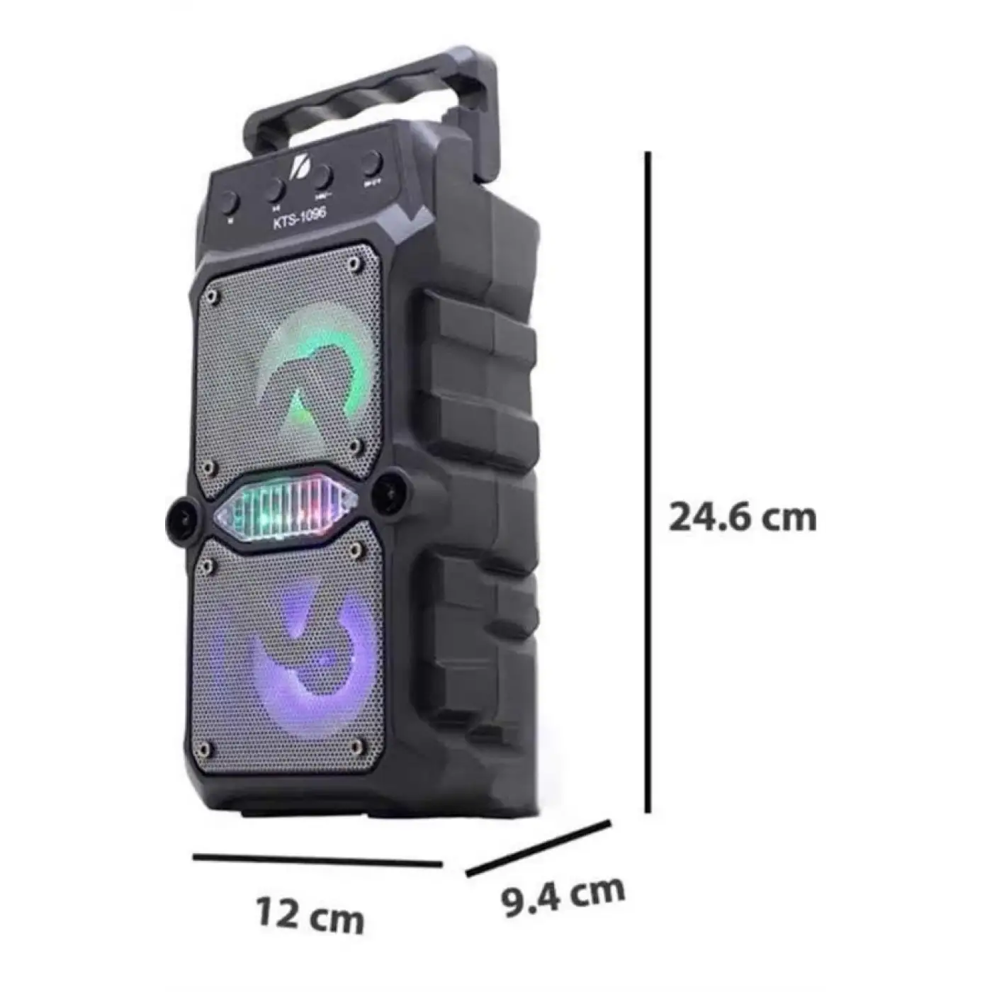 Taşınabilir Kablosuz Bluetooth Hoparlör Uzun Pil Ömrü Led Işıklı