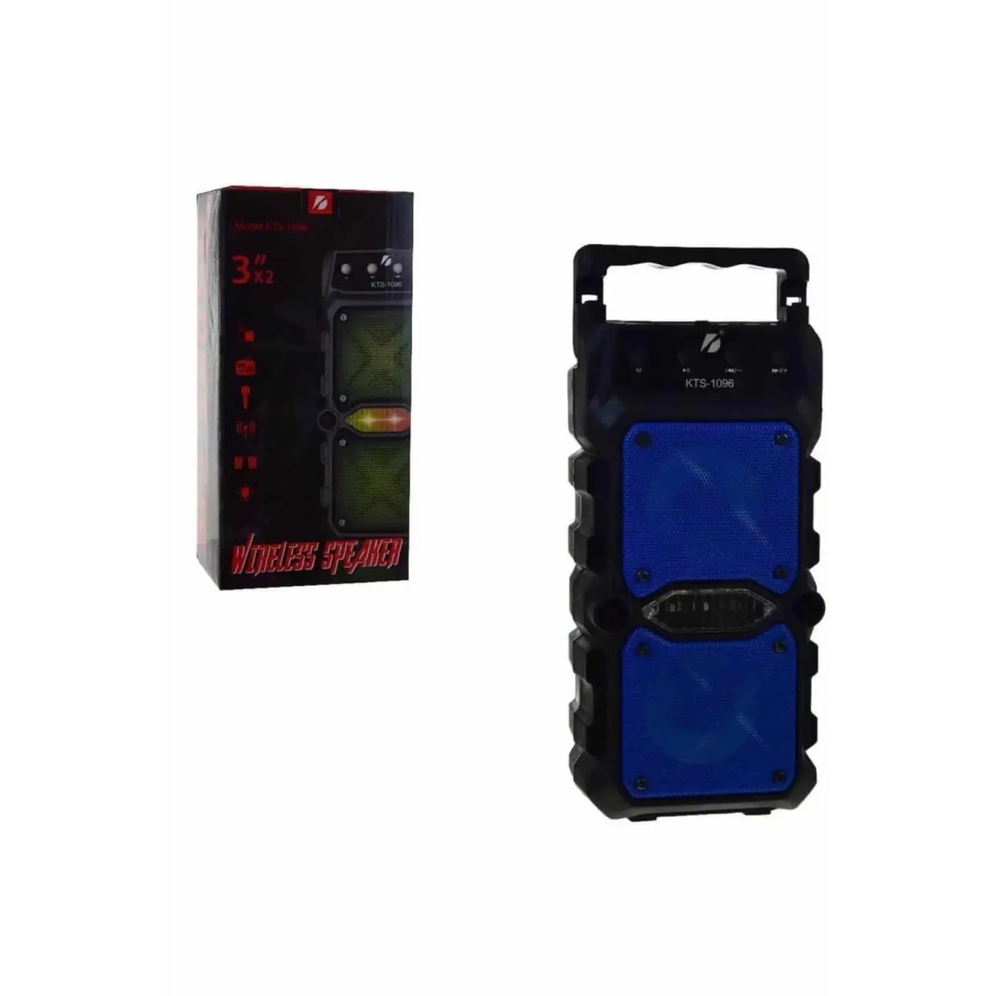 Taşınabilir Kablosuz Bluetooth Hoparlör Uzun Pil Ömrü Led Işıklı