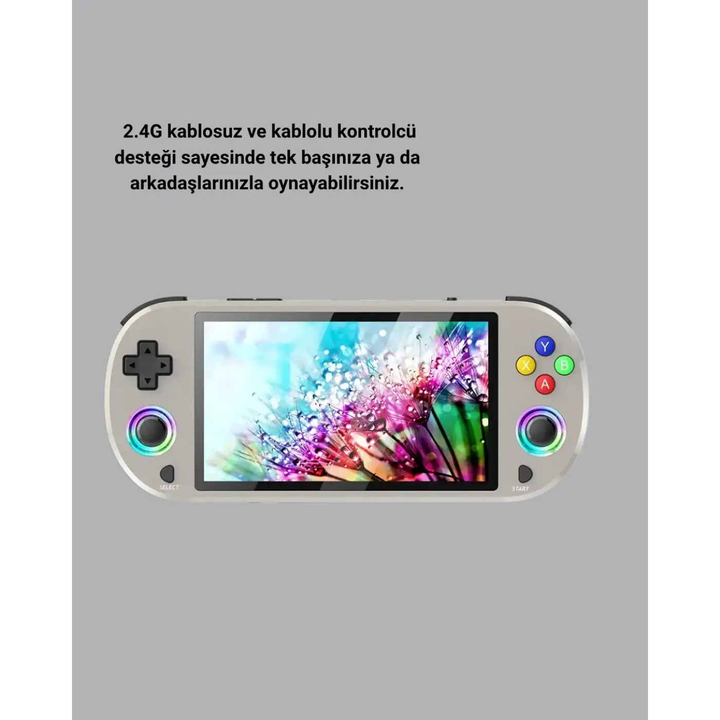 Taşınabilir Retro Oyun Konsolu – 5 İnç IPS Ekranlı, 3000 mAh Şarjlı, HD Destekli