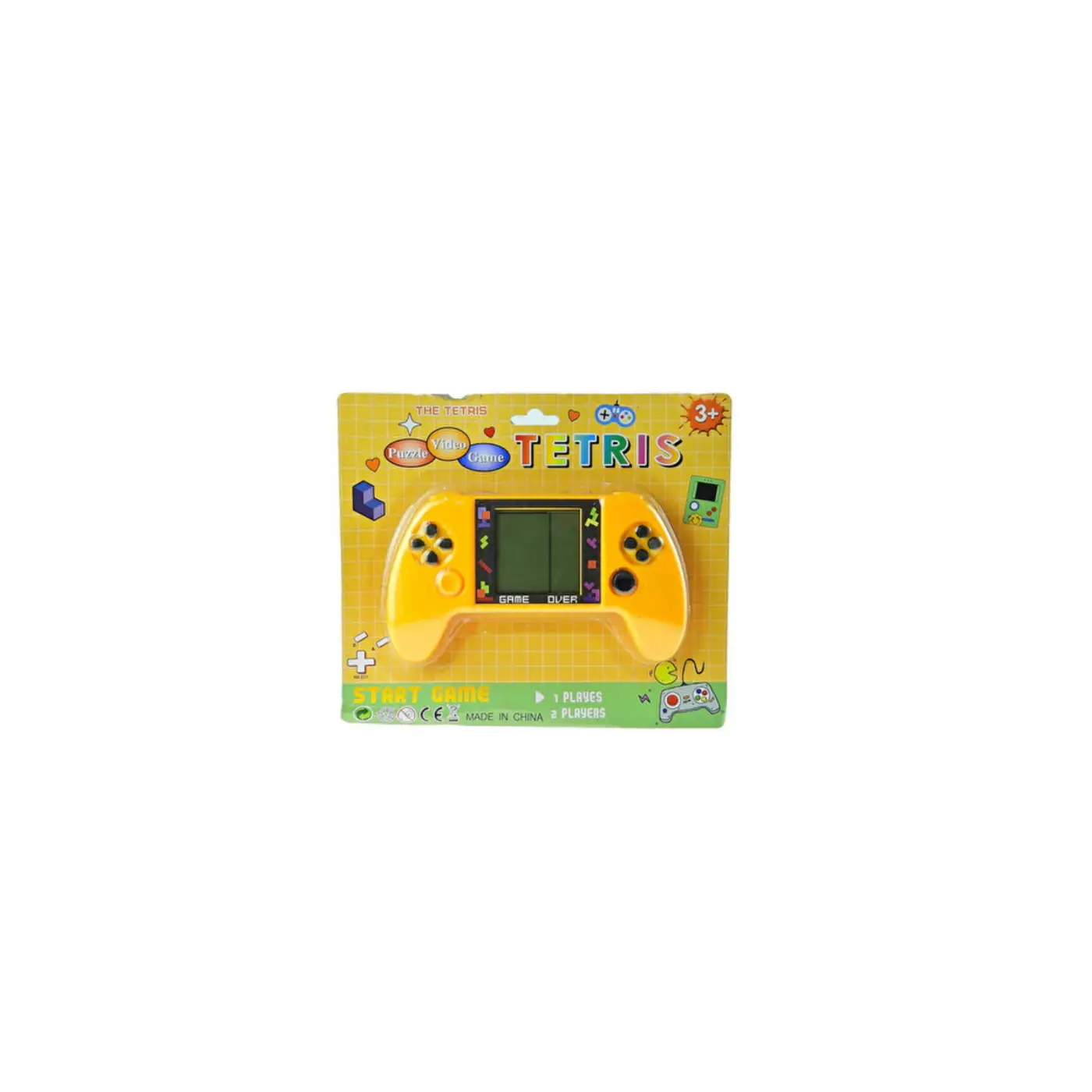 Taşınabilir Tetris Oyun Konsolu Renkli Retro Oyun Aleti Çocuklar İçin Eğlenceli Mini Konsol