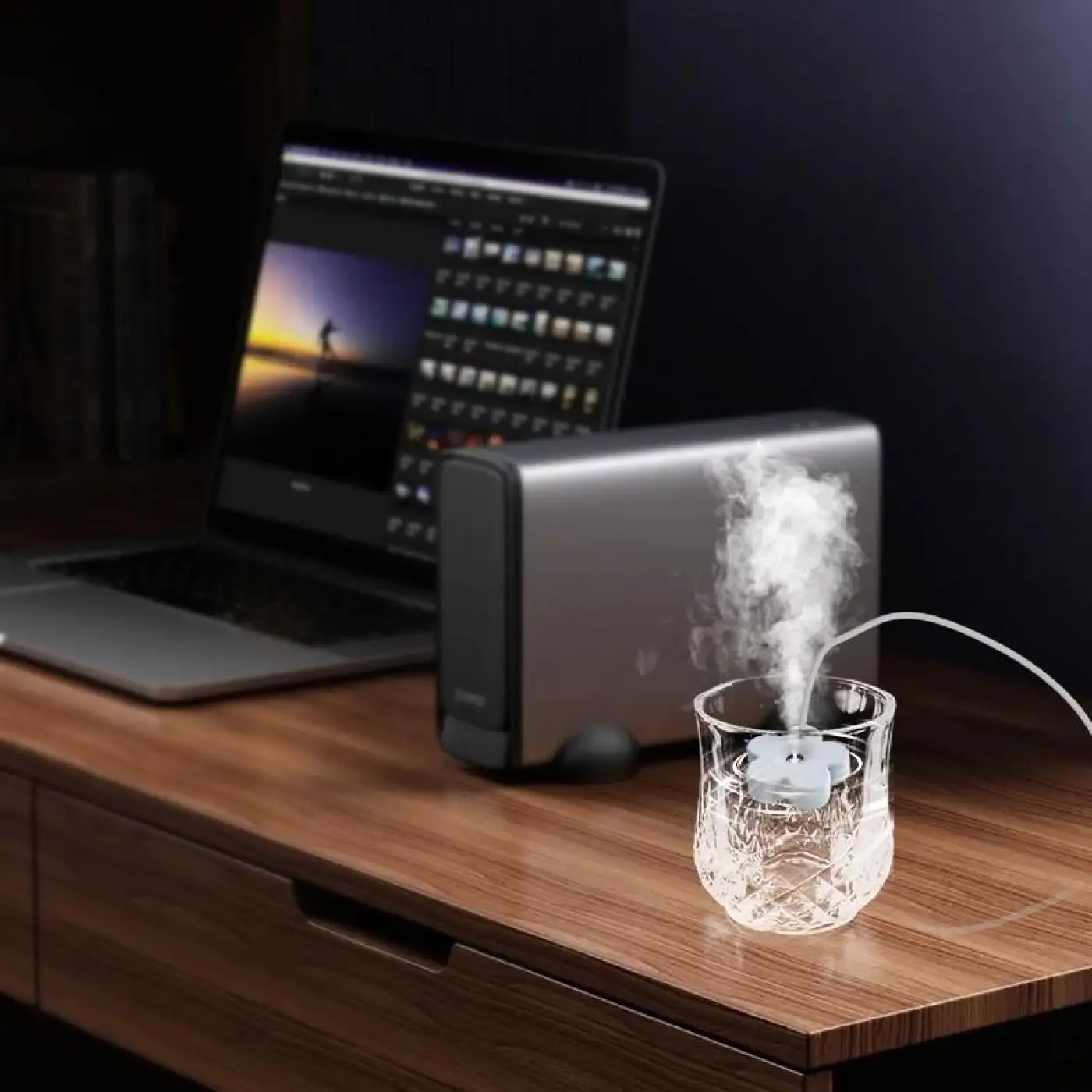 Taşınabilir USB Şarjlı Mini Hava Nemlendirici Her Yerde Taze ve Nemli Hava