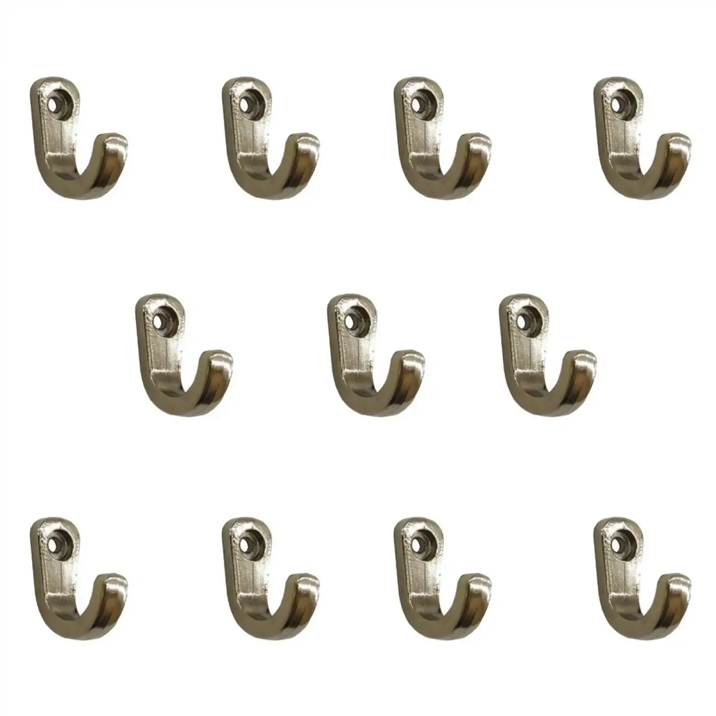 Tekli Anahtar, Bijuteri, Vitrin, Dekor Askısı - Nikel, 10x18x22 Mm