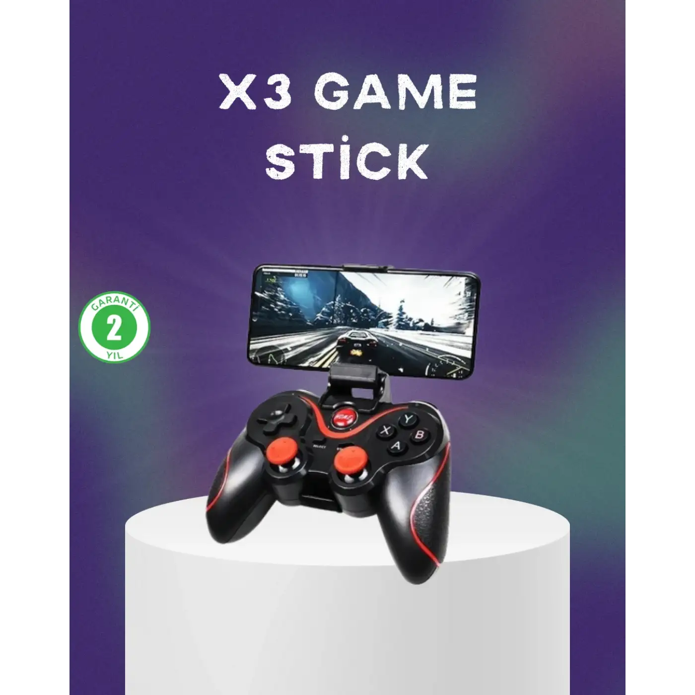 Telefon, Tablet ve PC İçin Çok Fonksiyonlu Bluetooth Gamepad