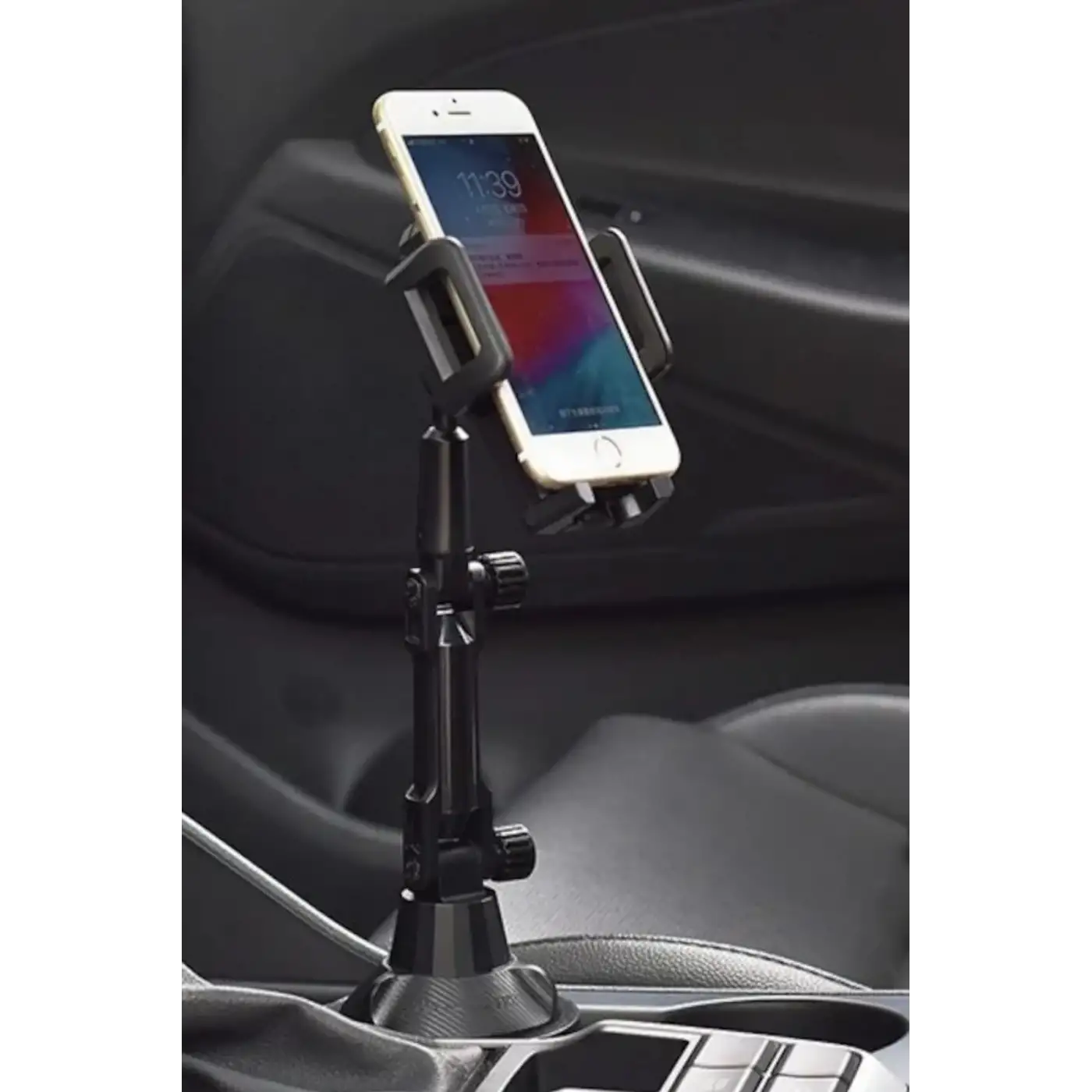 Teleskopik Araç Bardak Yerine Giren Telefon Tutucu