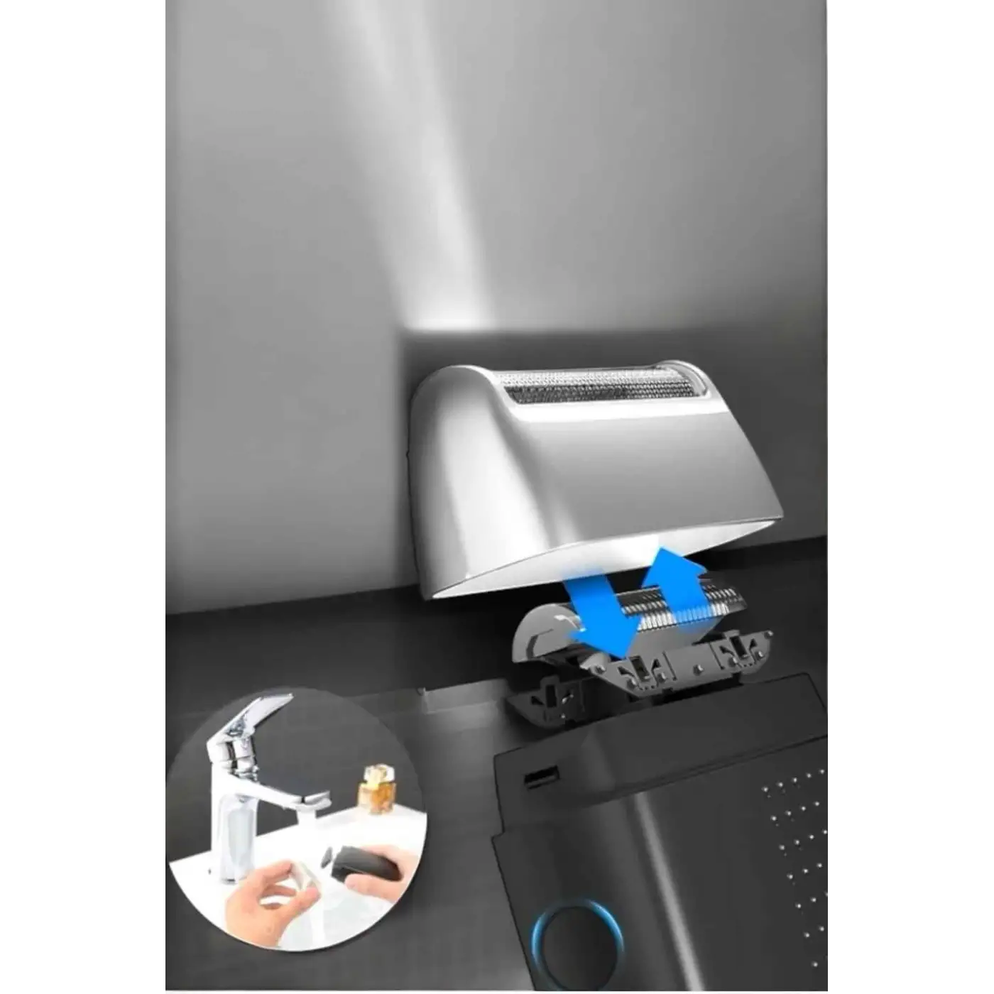 Tıraş Makinesi Islak Ve Kuru Kullanıma Uygun Kablosuz Taşınabilir