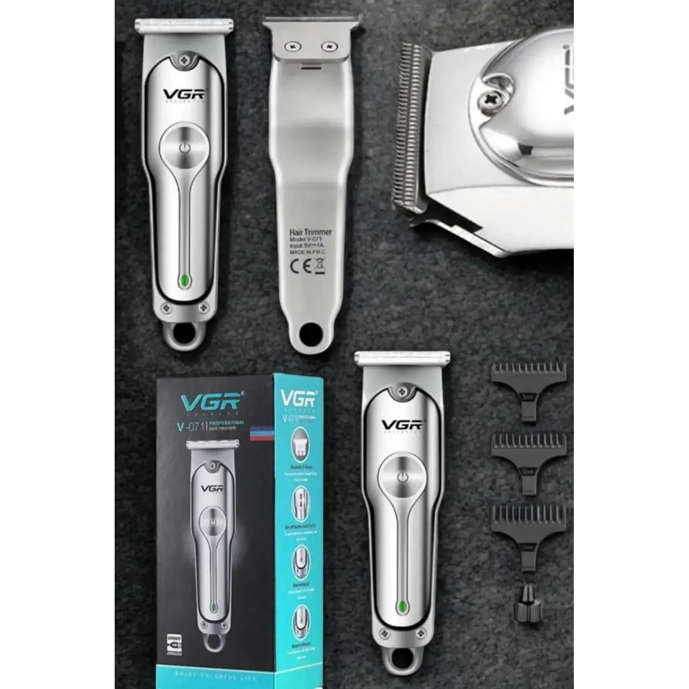 Tıraş Makinesi Paslanmaz Çelik Taraklı Güçlü Motor