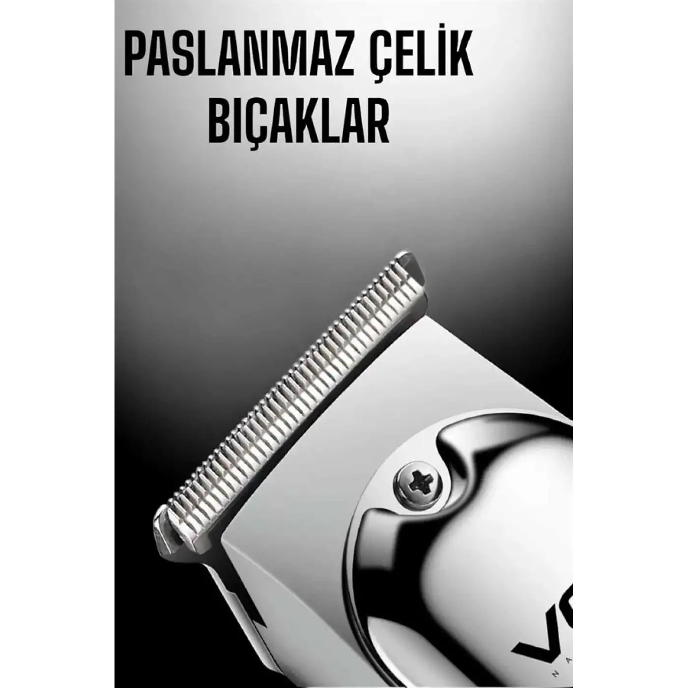 Tıraş Makinesi Paslanmaz Çelik Taraklı Güçlü Motor