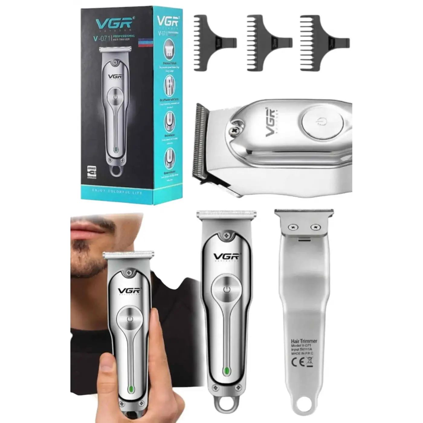 Tıraş Makinesi Profesyonel Tasarım Paslanmaz Çelik Bıçaklı