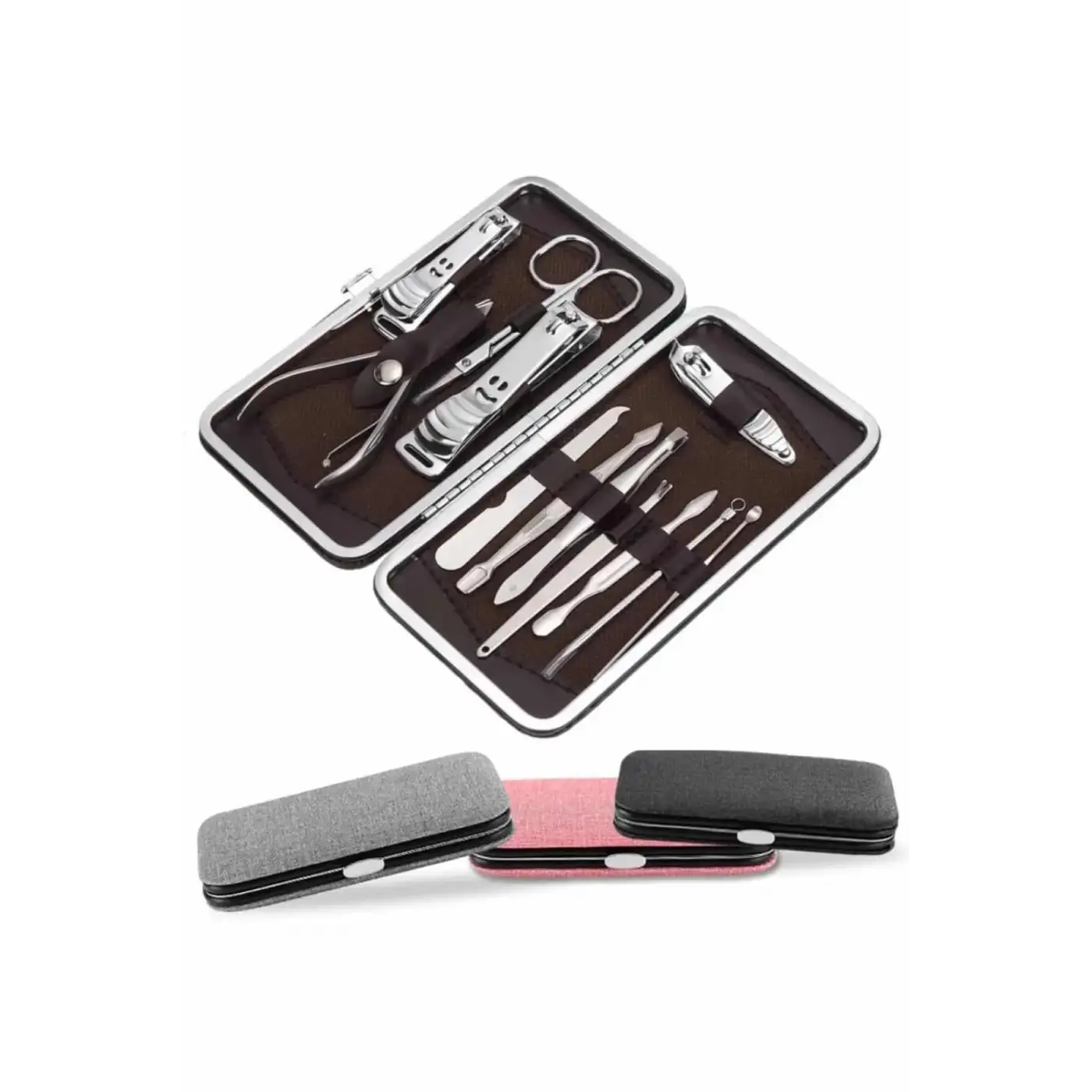 Tırnak Bakımı Tırnak Makası Profesyonel 12 Parça El Ayak Manikür Pedikür Seti