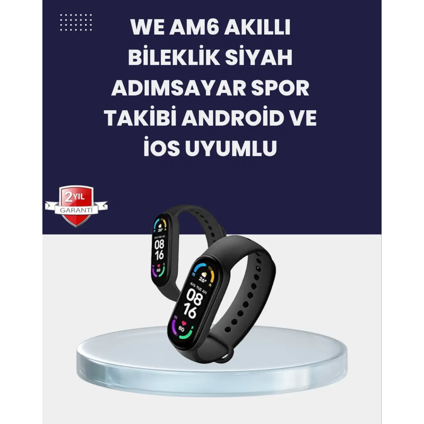 Titreşimli Bildirimli Akıllı Saat – Uyku Analizi ve Spor Modlarıyla