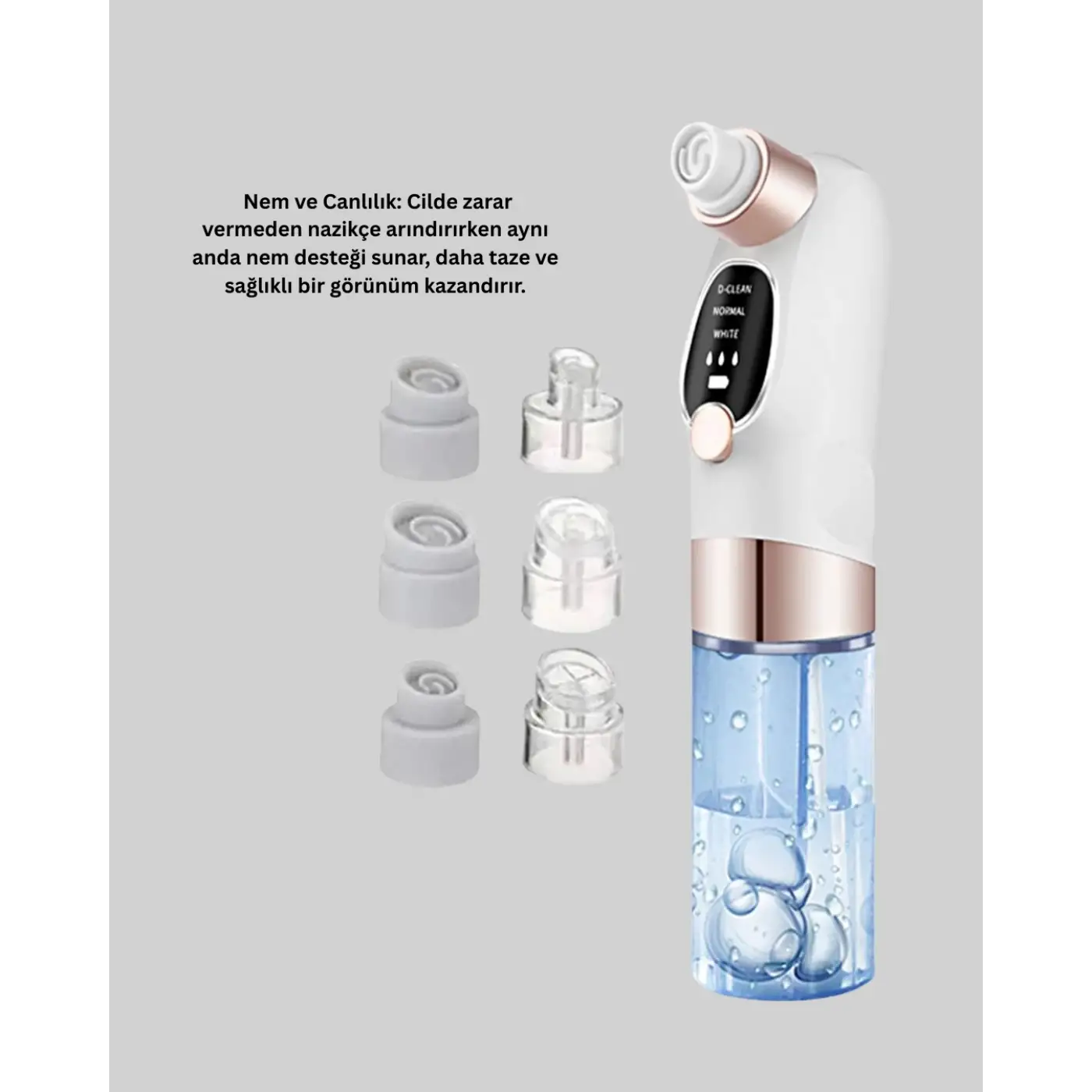 Titreşimli Elektrikli Gözenek Açıcı – Siyah Nokta ve Yağ Arındırıcı