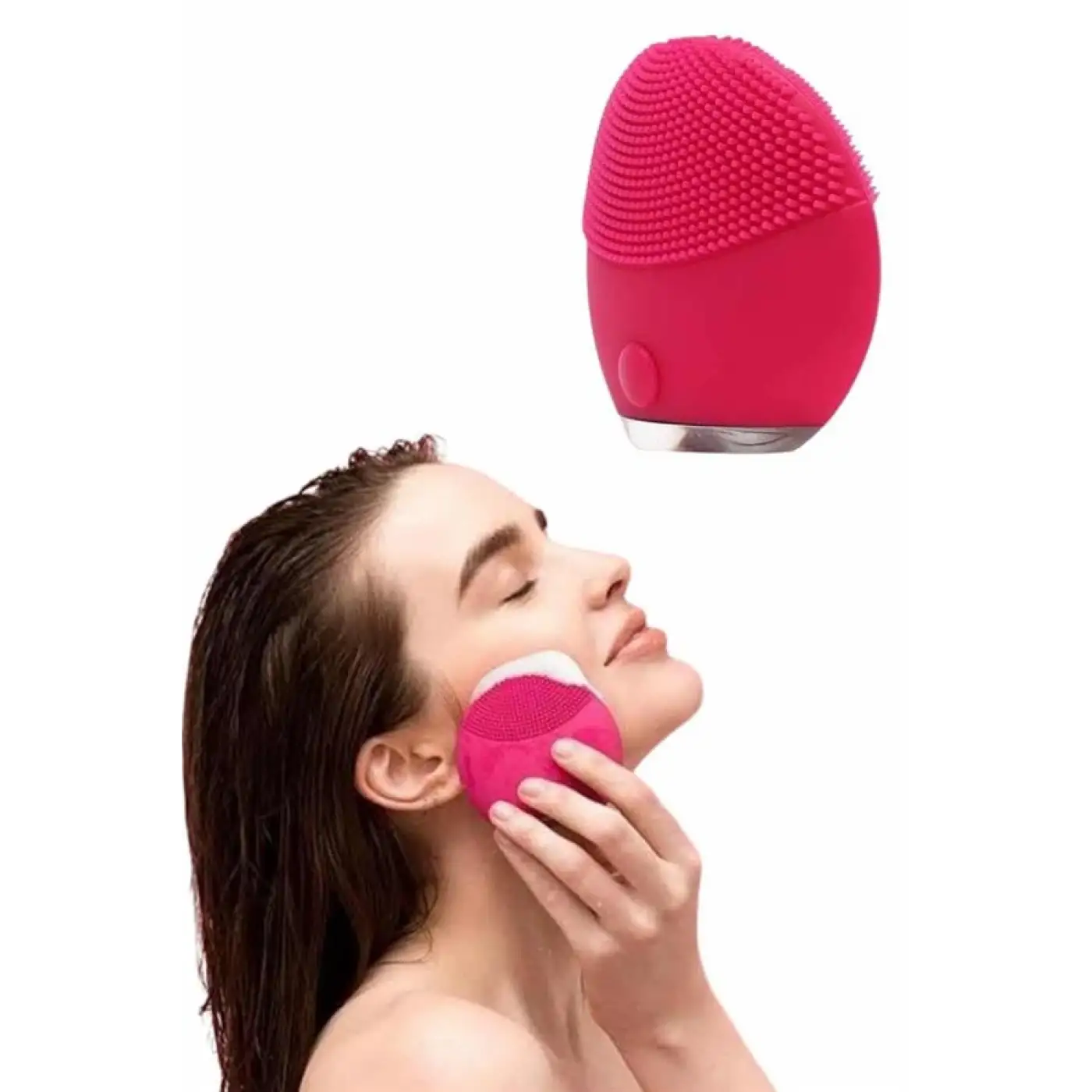 Titreşimli Yüz Masaj Aleti Titreşimli Makyaj Temizleme Cihazı