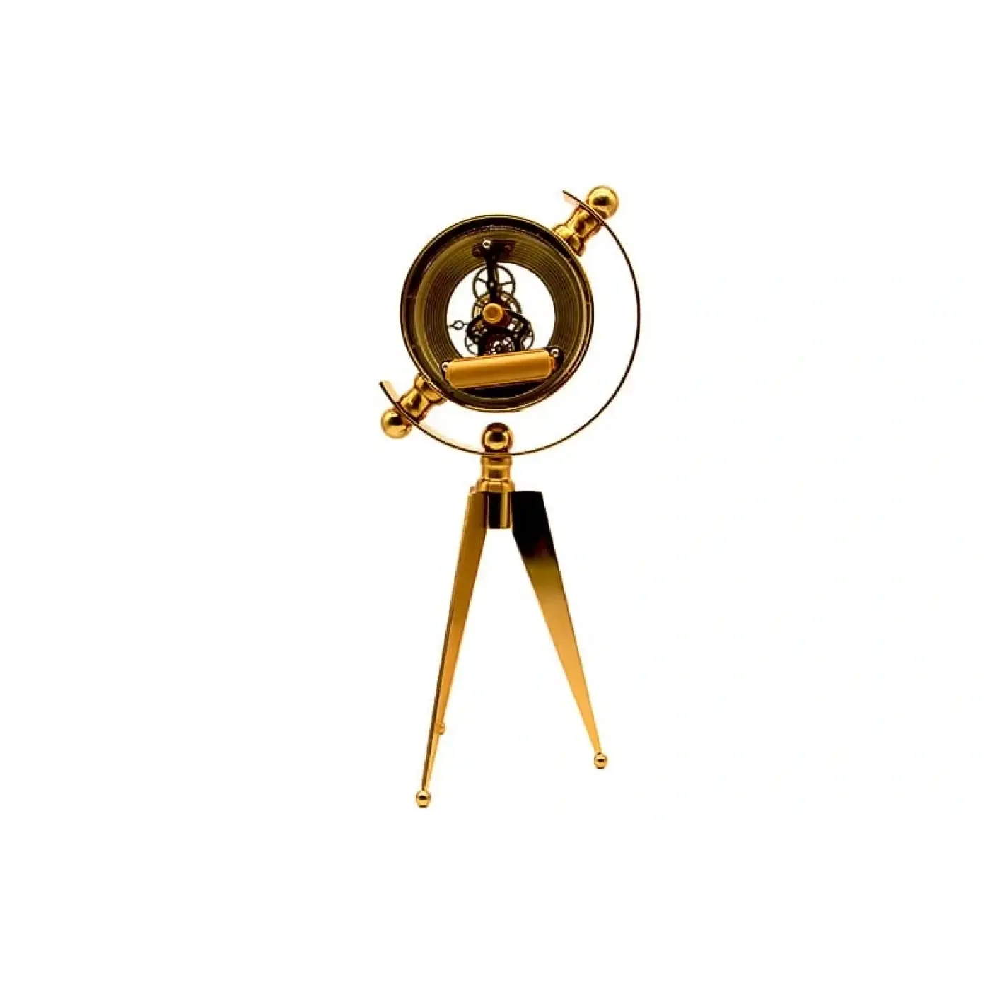 Tripod Gold Çarklı Masa Saati