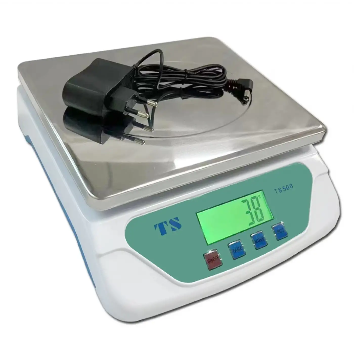 TS-500 Dijital Terazi - LCD Ekran, Dara Alma, Sayım Fonksiyonlu, Yüksek Hassasiyetli Tartım Cihazı