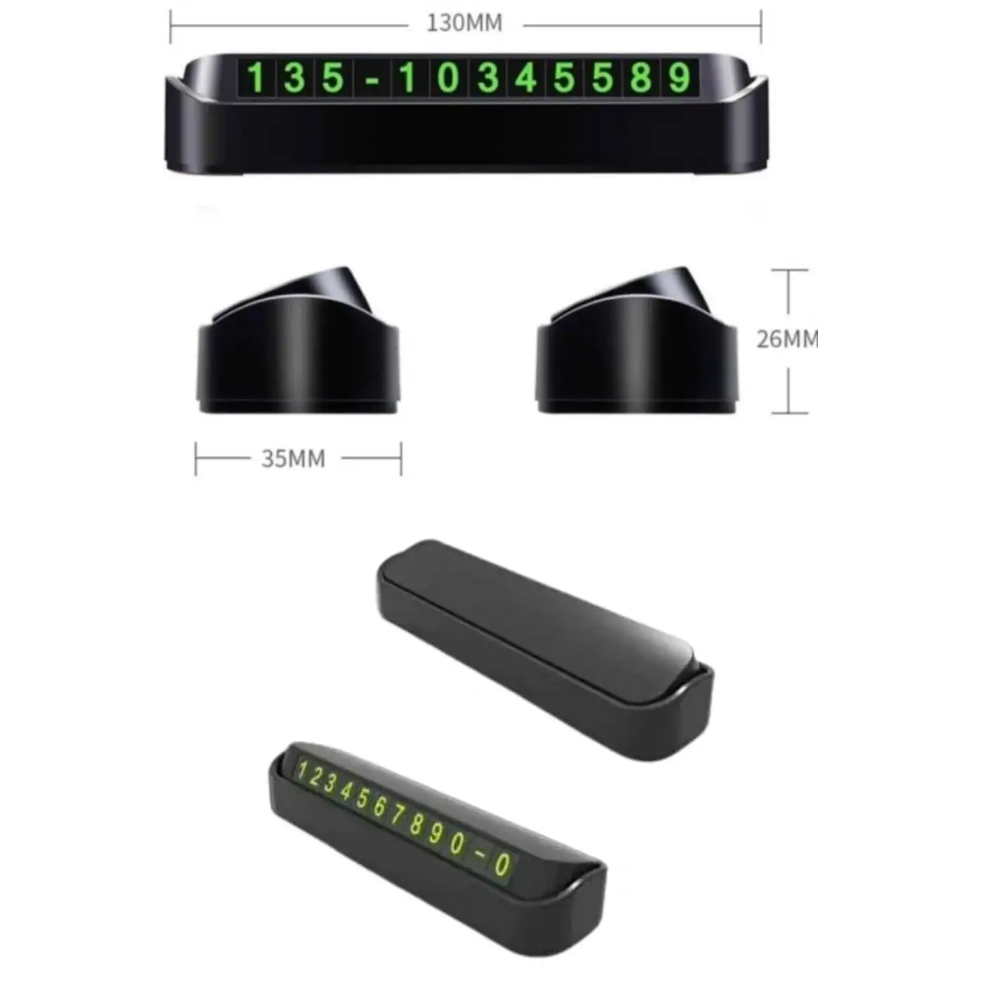 Tüm Araçlara Uyumlu Araç Içi Park Numaratör Oto Araç Numaratör