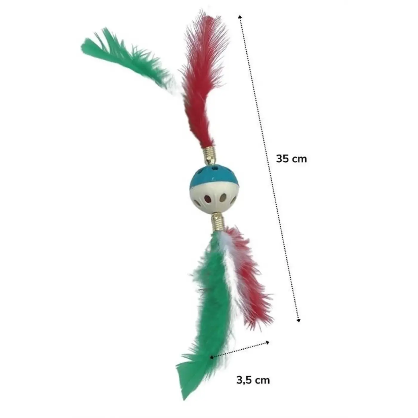  tüylü Püsküllü kedi Oyuncağı dikkat Çekici Renkli Sevimli Evcil Hayvan Oyuncağı