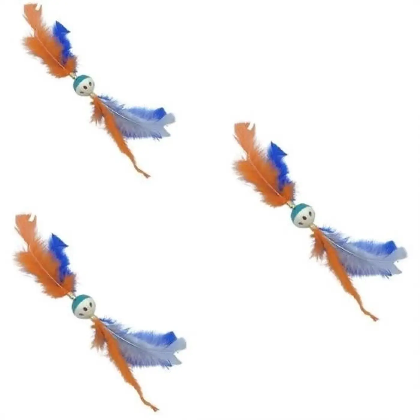  tüylü Püsküllü kedi Oyuncağı dikkat Çekici Renkli Sevimli Evcil Hayvan Oyuncağı