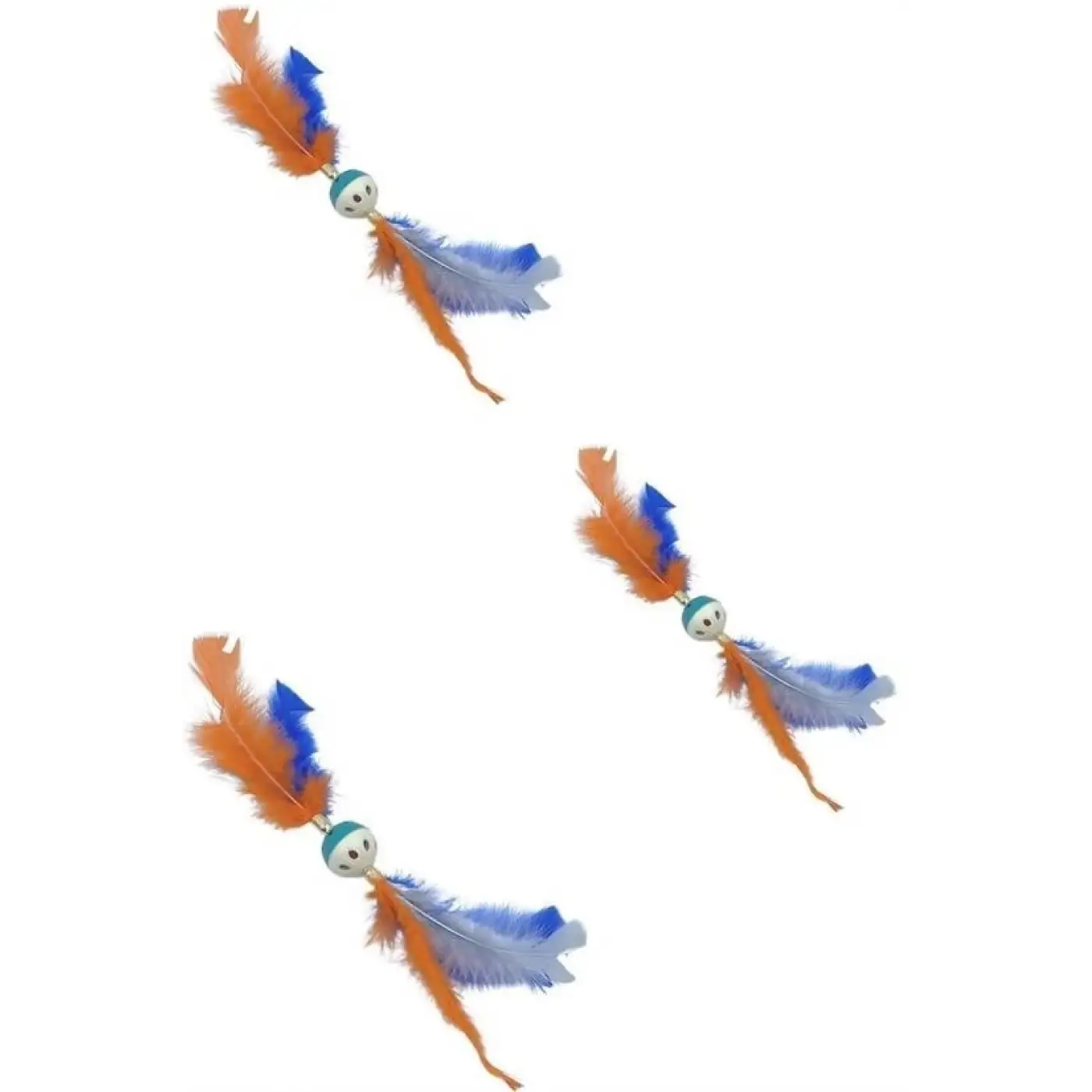  tüylü Püsküllü kedi Oyuncağı dikkat Çekici Renkli Sevimli Evcil Hayvan Oyuncağı