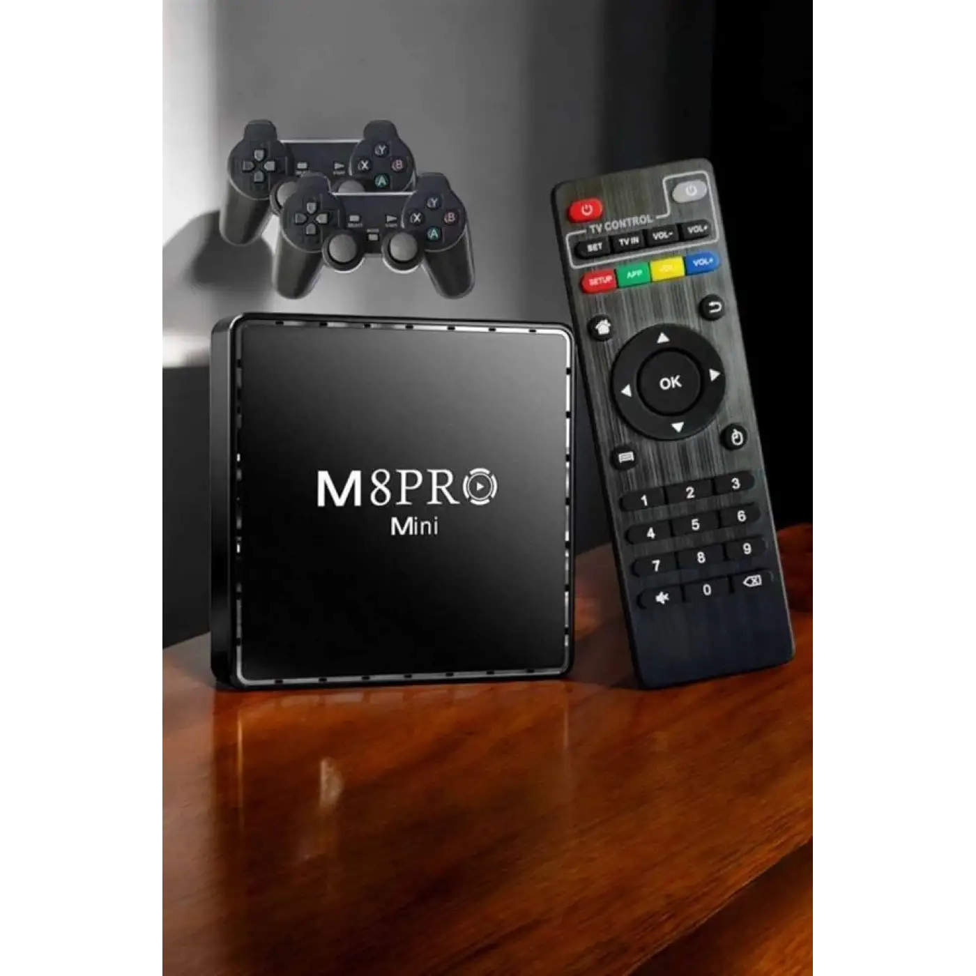 TV Box Çift Oyun Kollu 10000 Oyunlu Atari