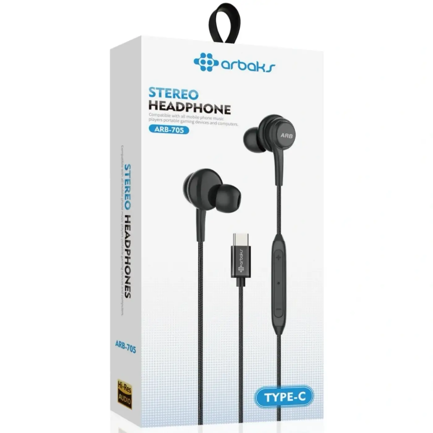 TYPE-C AKG “Tüm Telefonlara Uyumlu” Mikrofonlu Kulaklık Arbkas ARB-705