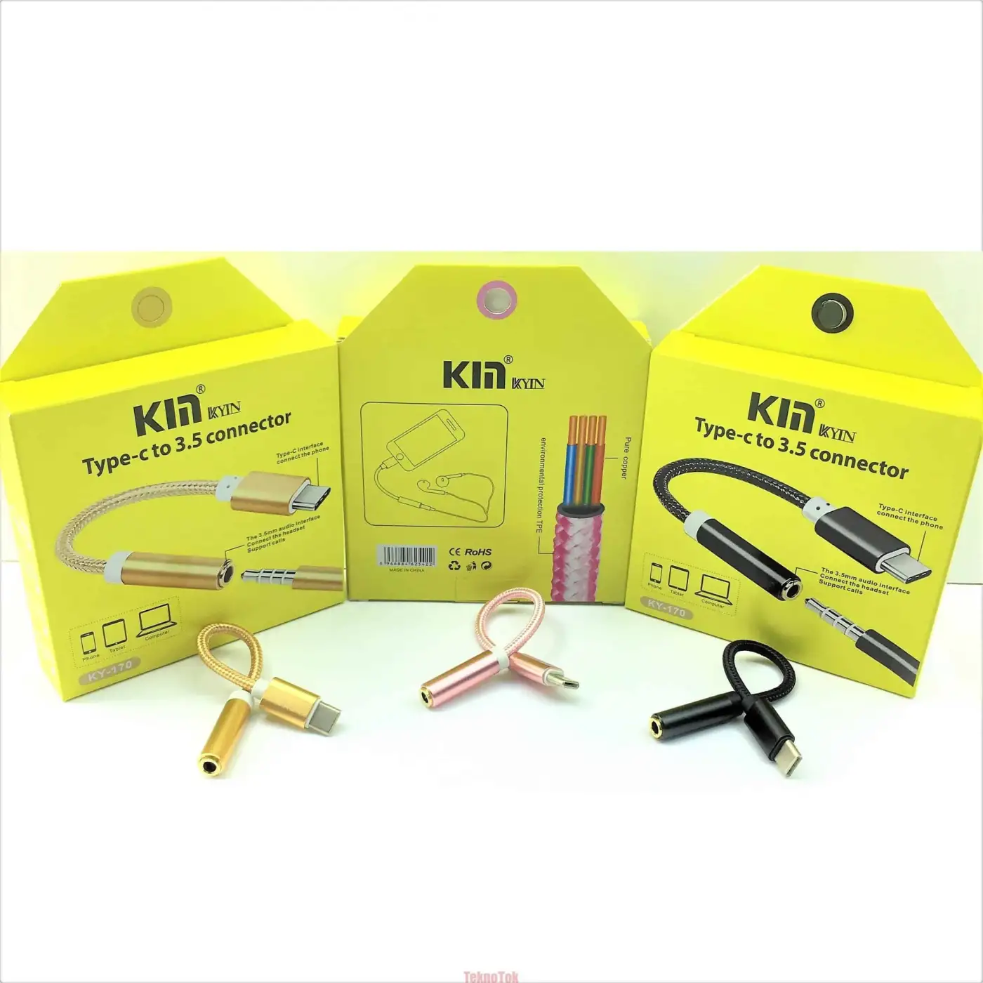 TYPE-C Kulaklık Dönüştürücü “Tüm Telefonlara Uyumlu” Çevirici JH-048