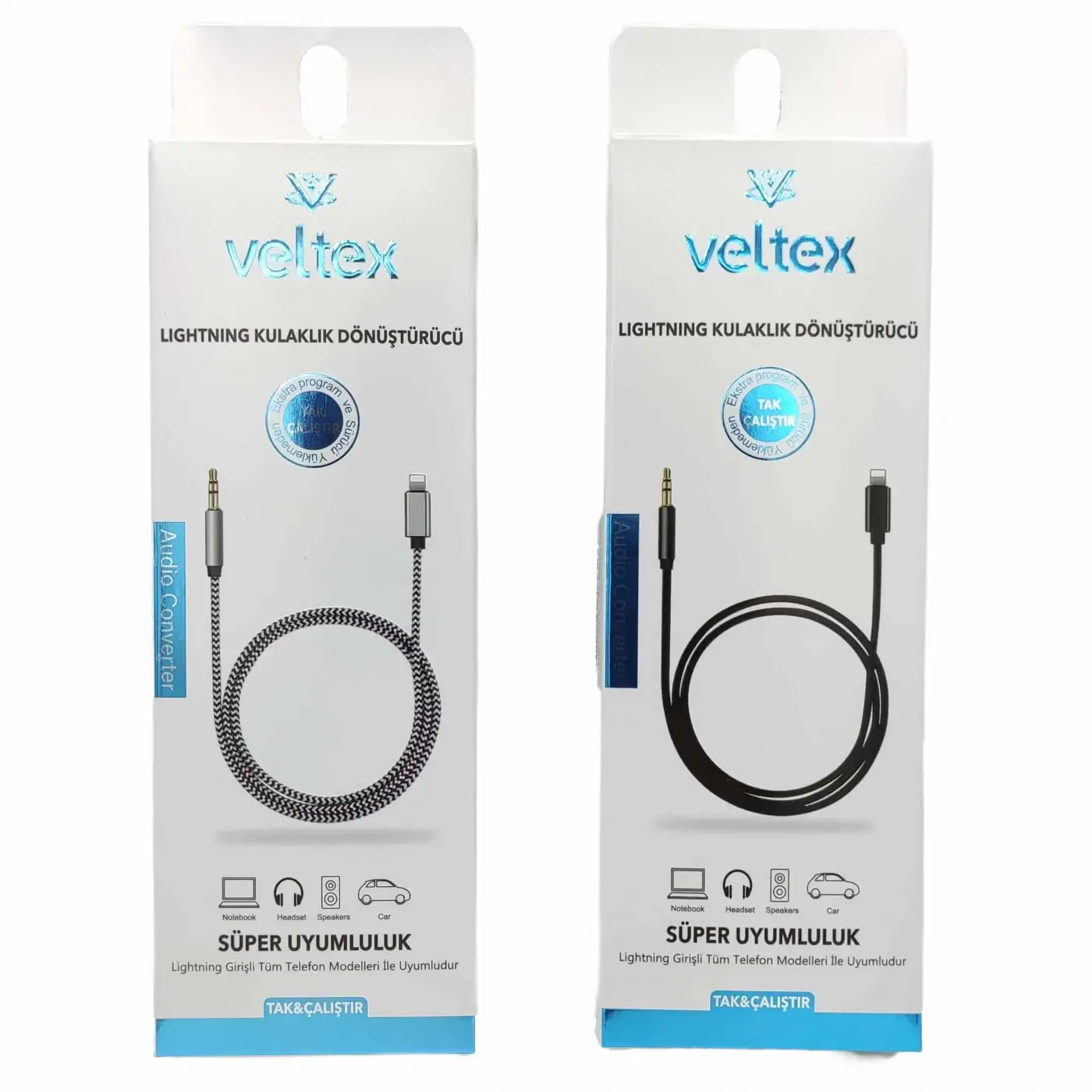 TYPE-C To 3.5mm Kulaklık Ses Çevirici Dönüştürücü Veltex VTX-506